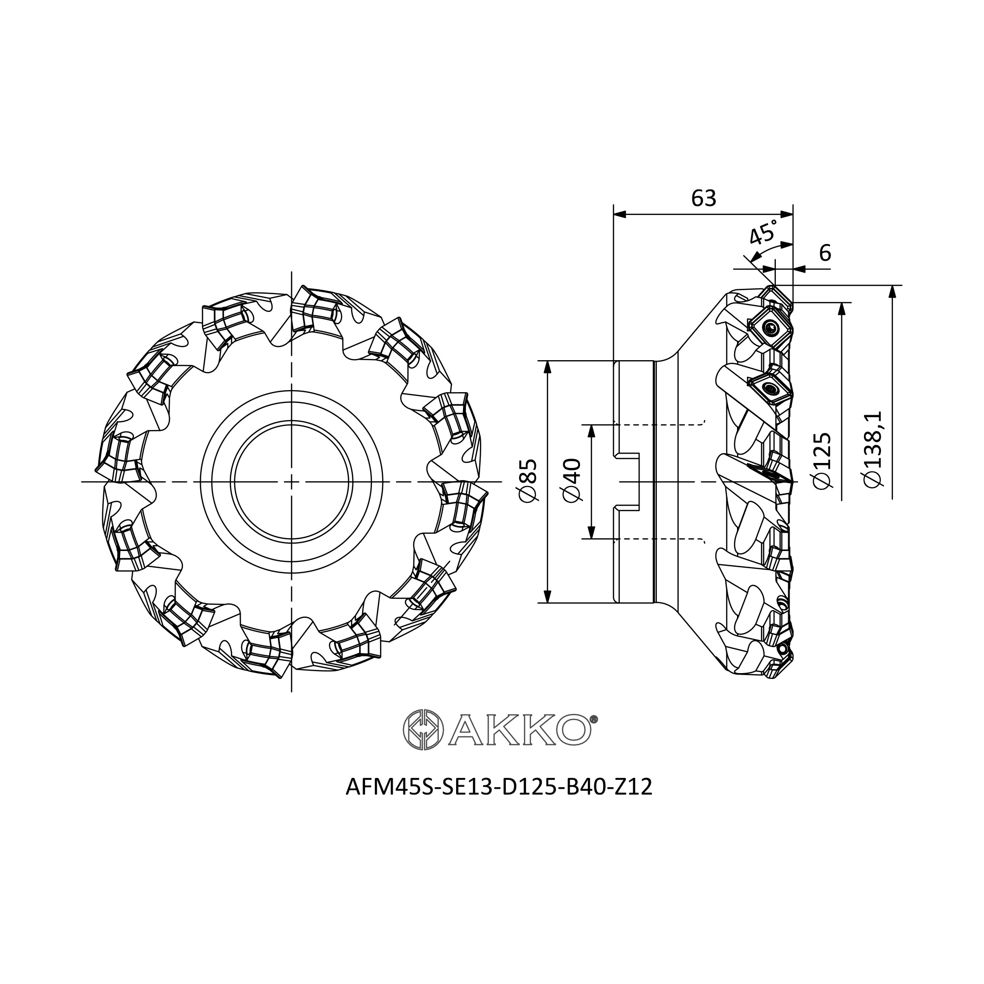 AKKO AFM45S-SE13-D125-B40-Z12 — фото 3