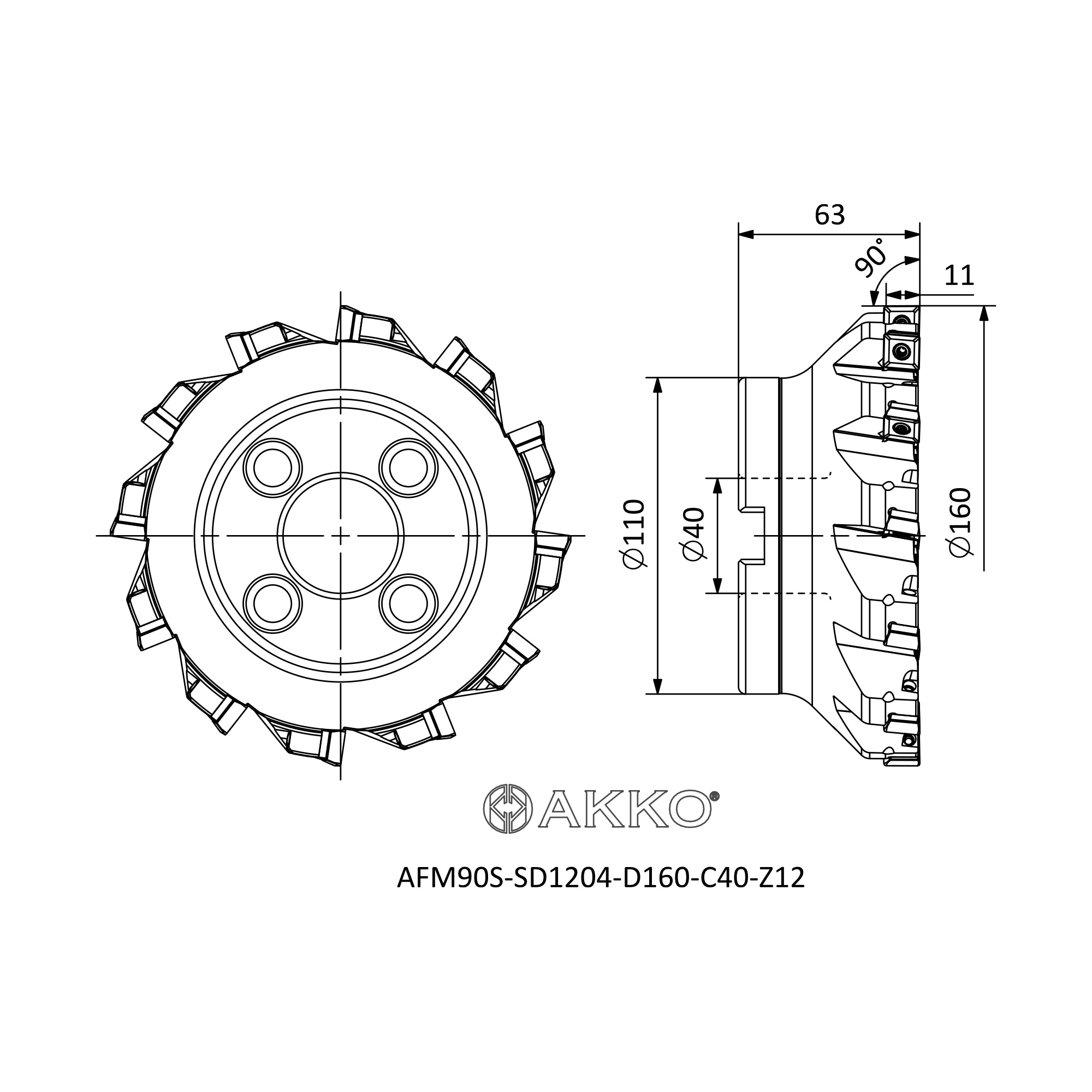 AKKO AFM90S-SD1204-D160-C40-Z12 — фото 3