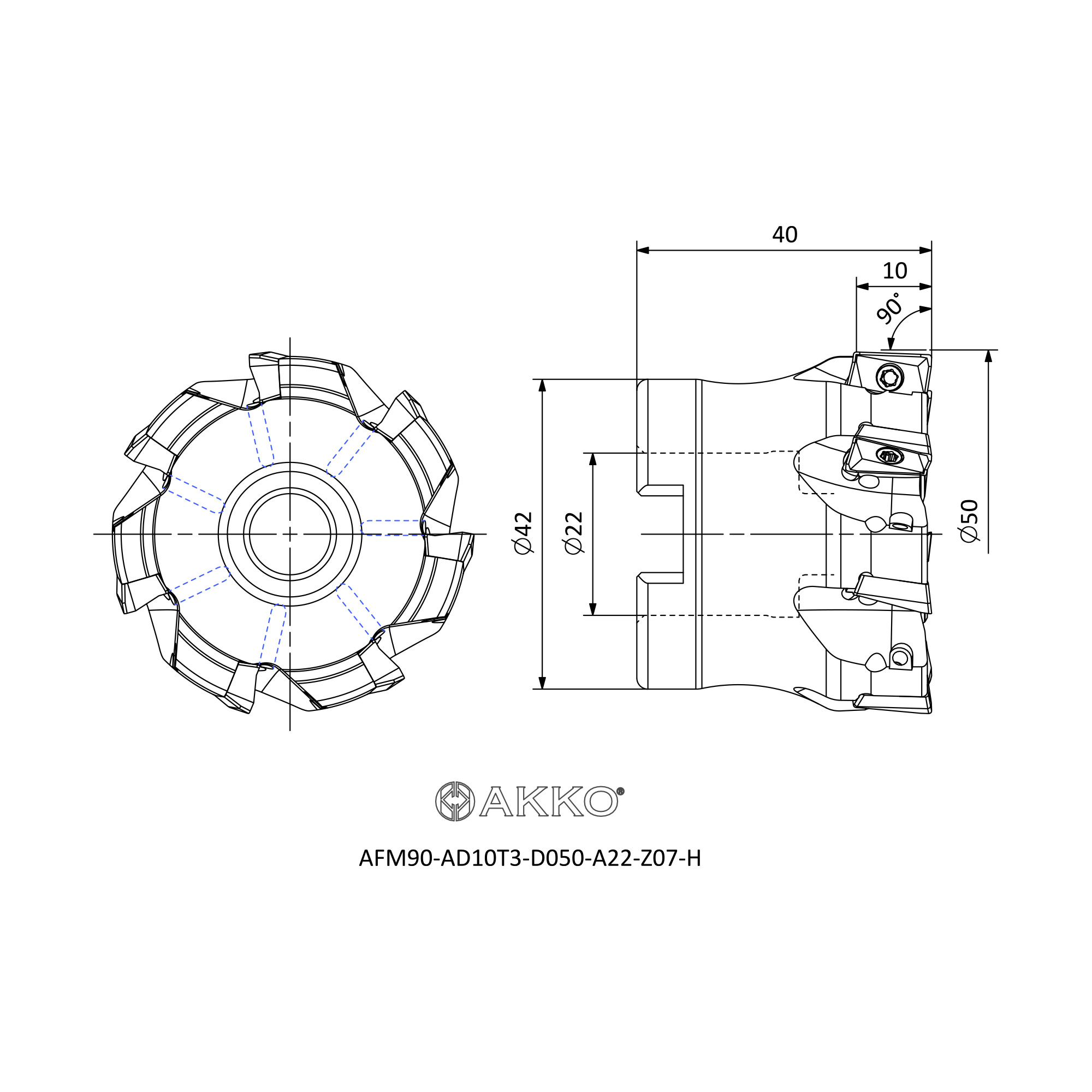 AKKO AFM90-AD10T3-D050-A22-Z07-H — фото 3