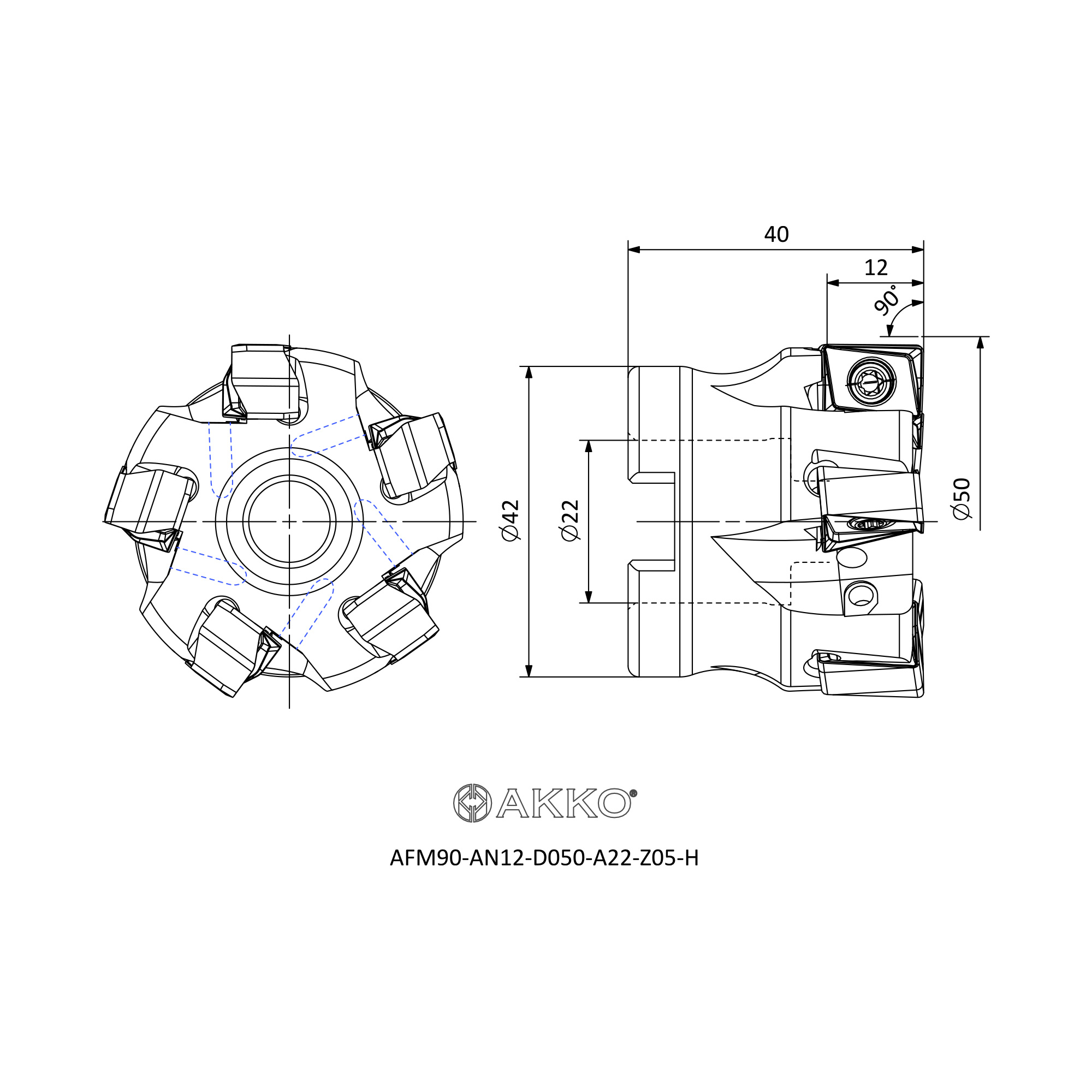 AKKO AFM90-AN12-D050-A22-Z05-H — фото 3