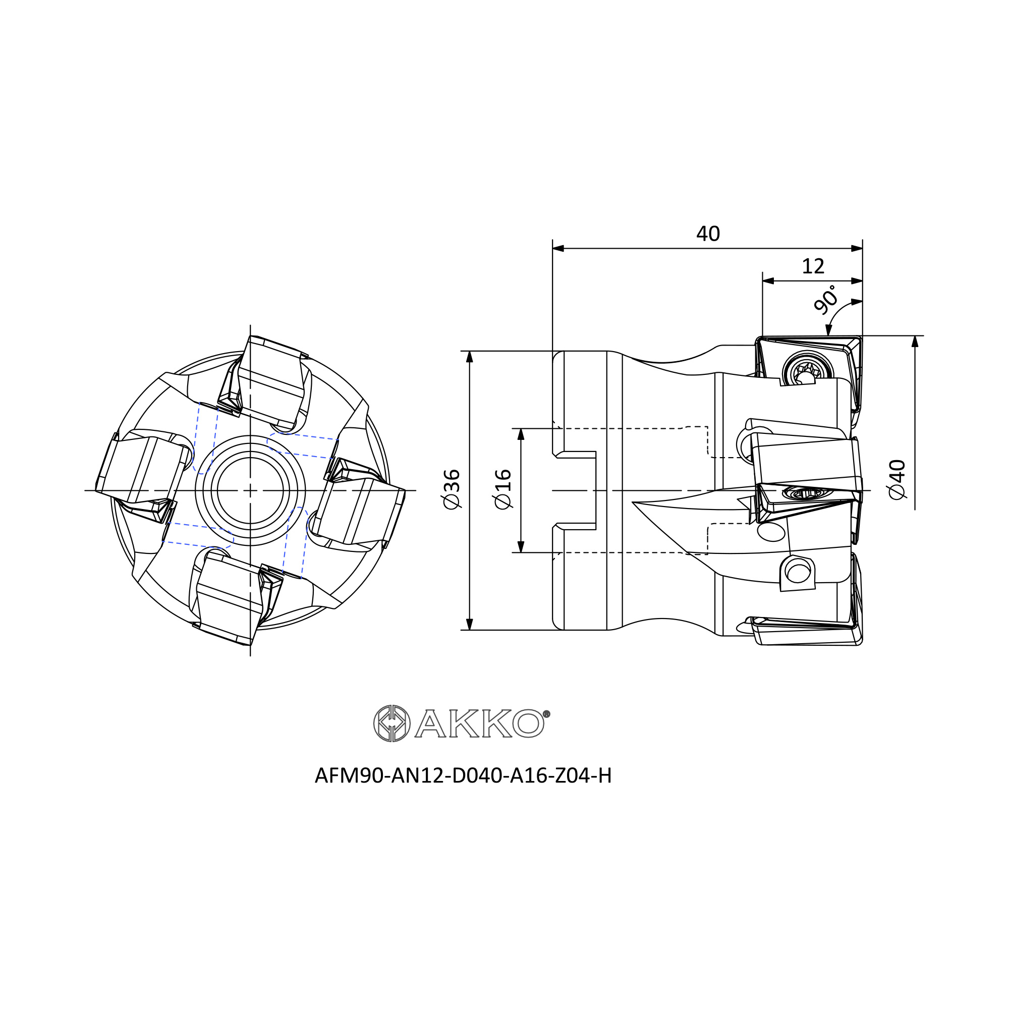 AKKO AFM90-AN12-D040-A16-Z04-H — фото 3