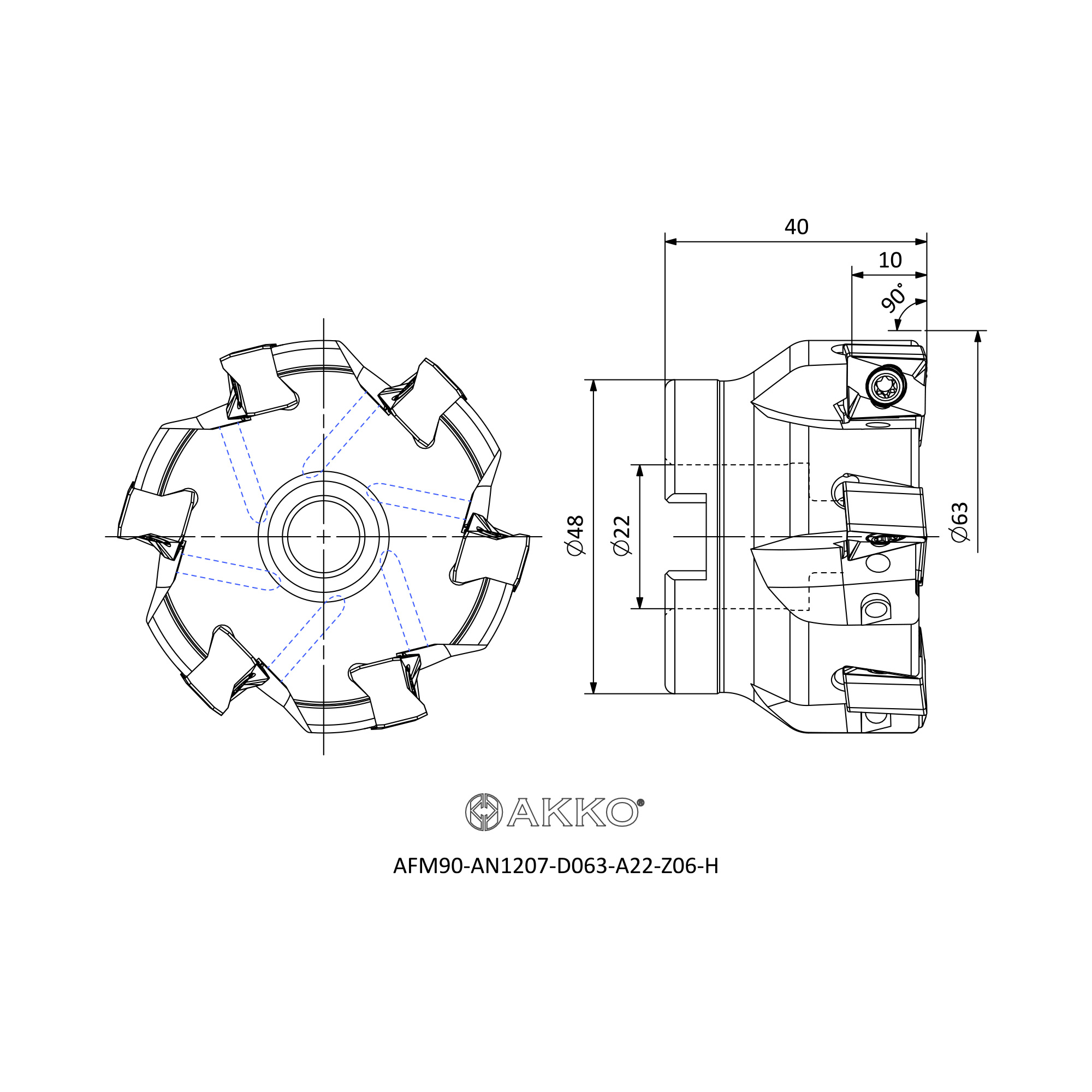 AKKO AFM90-AN1207-D063-A22-Z06-H — фото 3