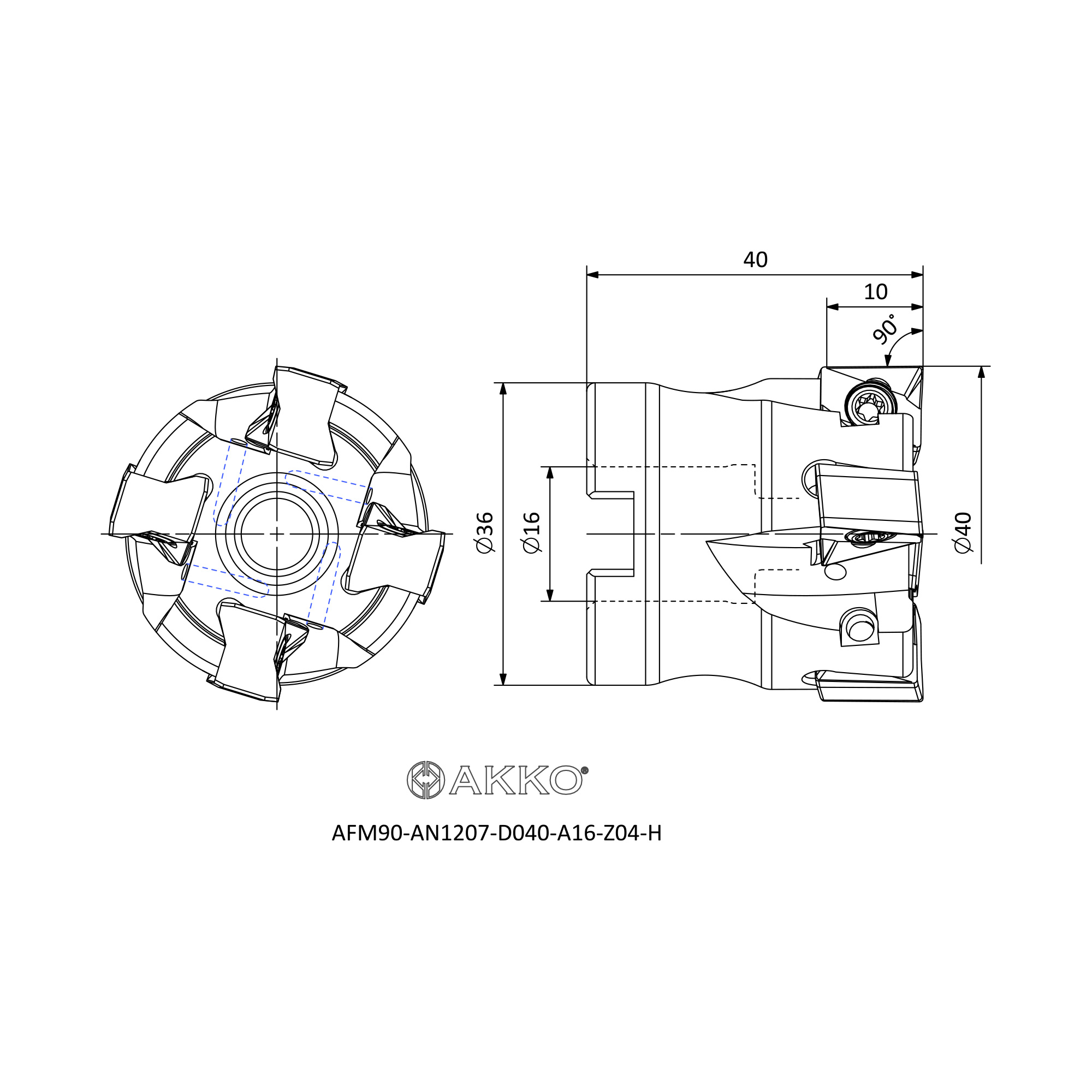 AKKO AFM90-AN1207-D040-A16-Z04-H — фото 3