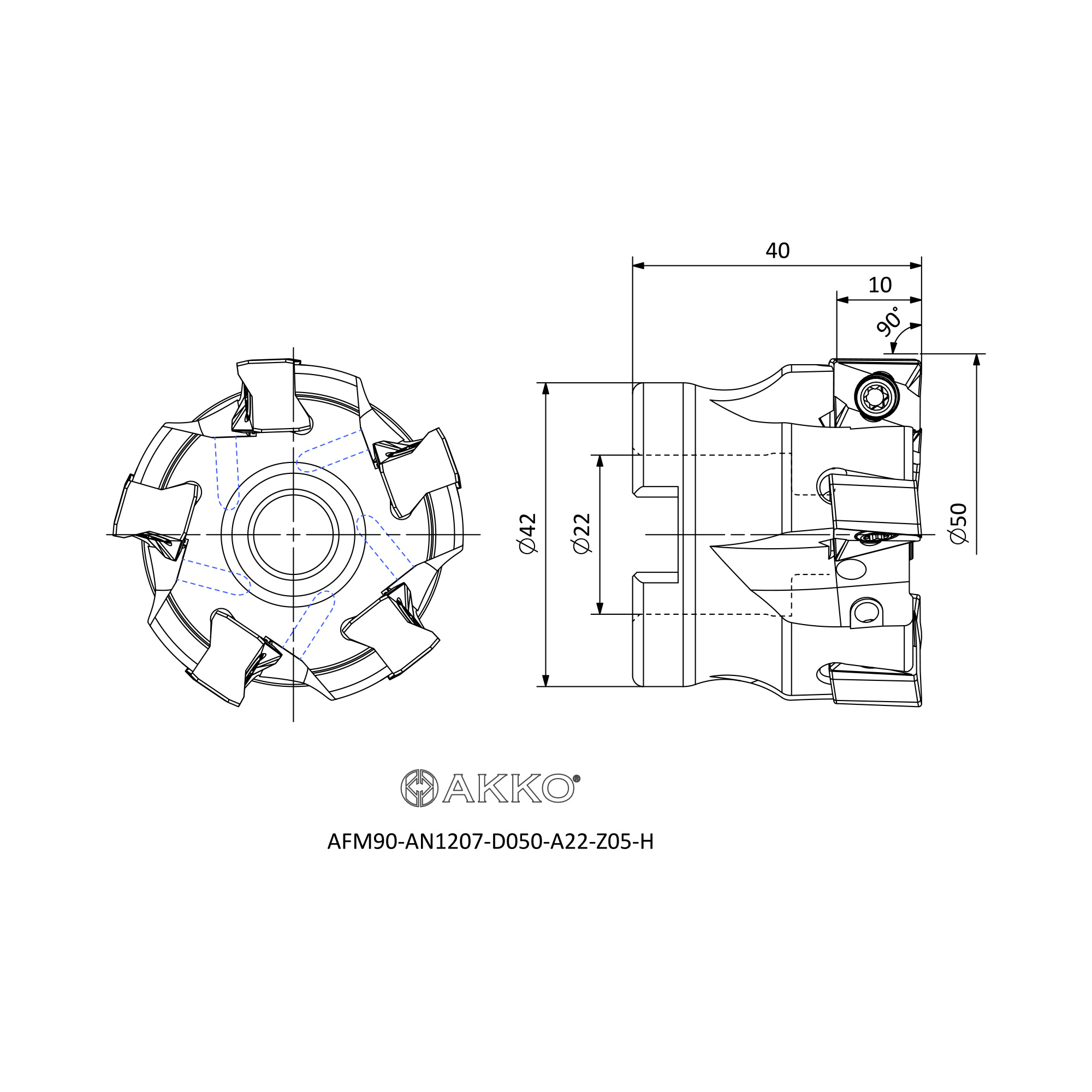 AKKO AFM90-AN1207-D050-A22-Z05-H — фото 3