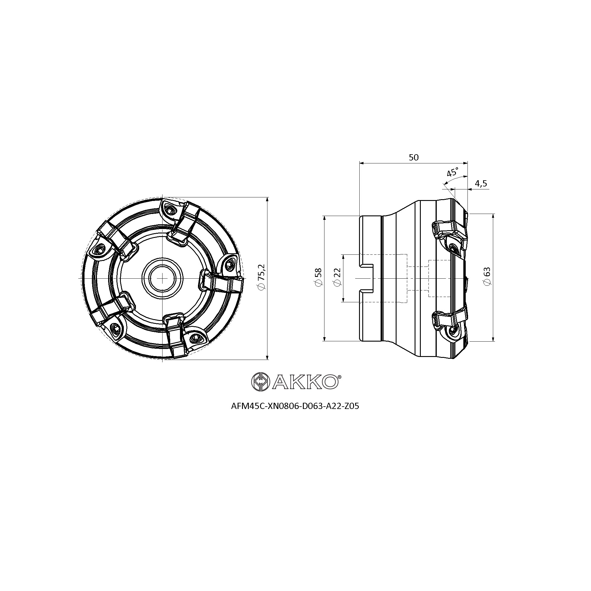 AKKO AFM45C-XN0806-D063-A22-Z05 — фото 3