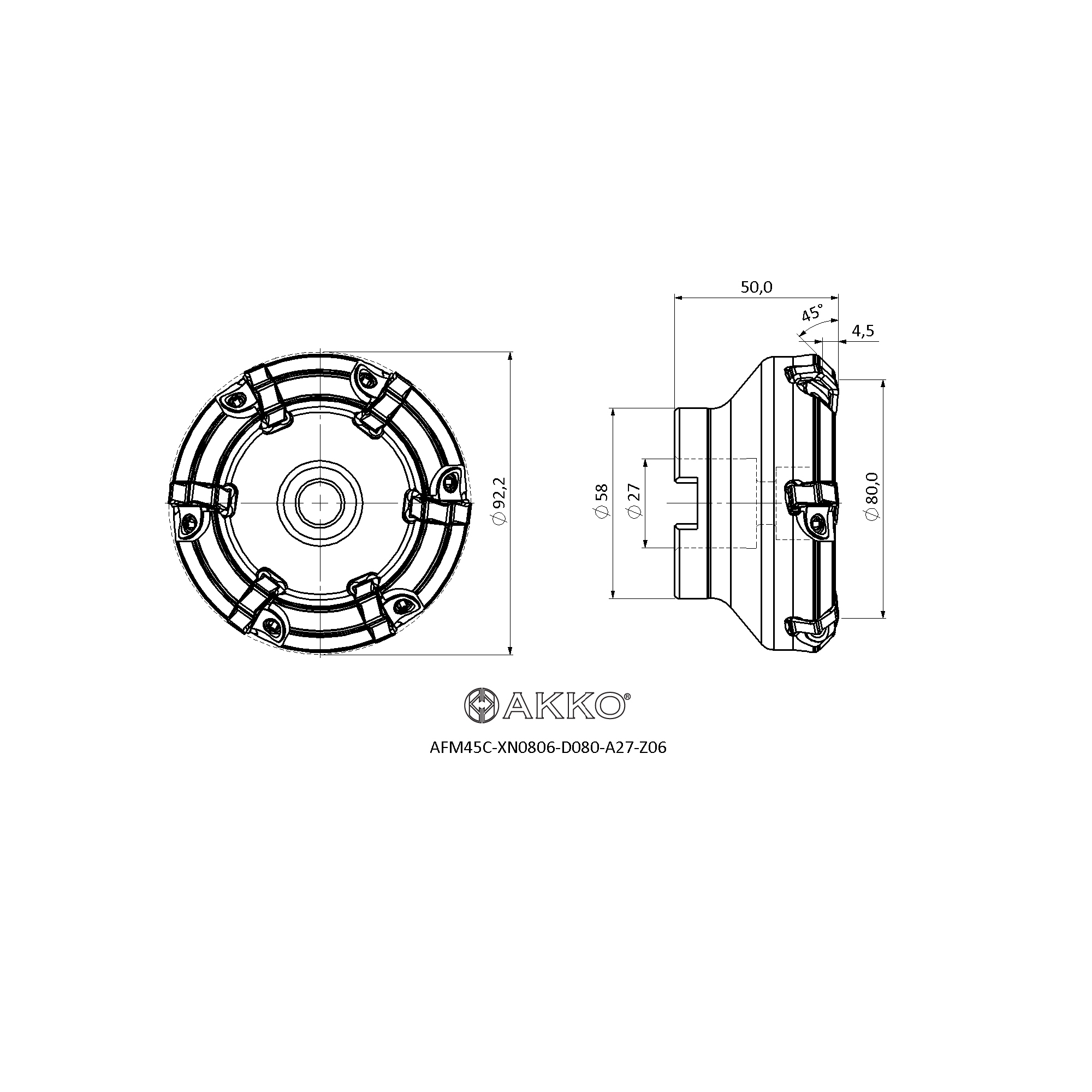 AKKO AFM45C-XN0806-D080-A27-Z06 — фото 3