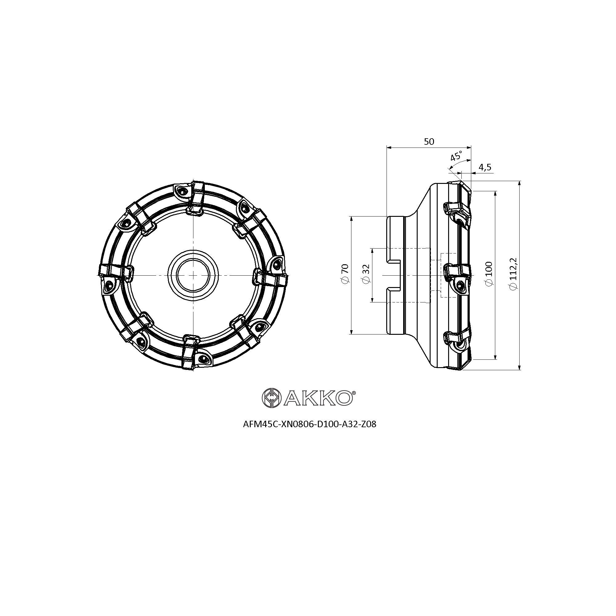 AKKO AFM45C-XN0806-D100-A32-Z08 — фото 3