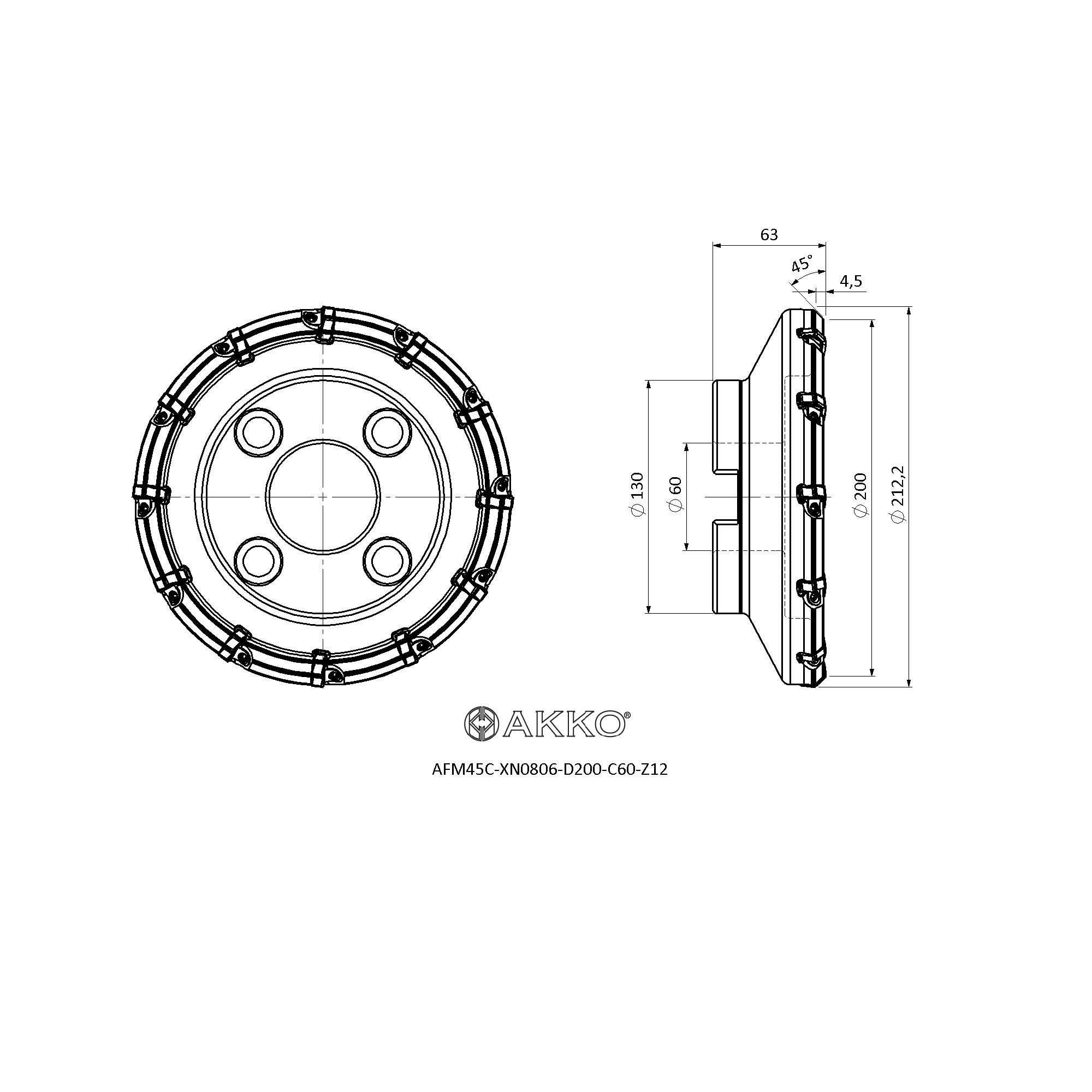 AKKO AFM45C-XN0806-D200-C60-Z12 — фото 3