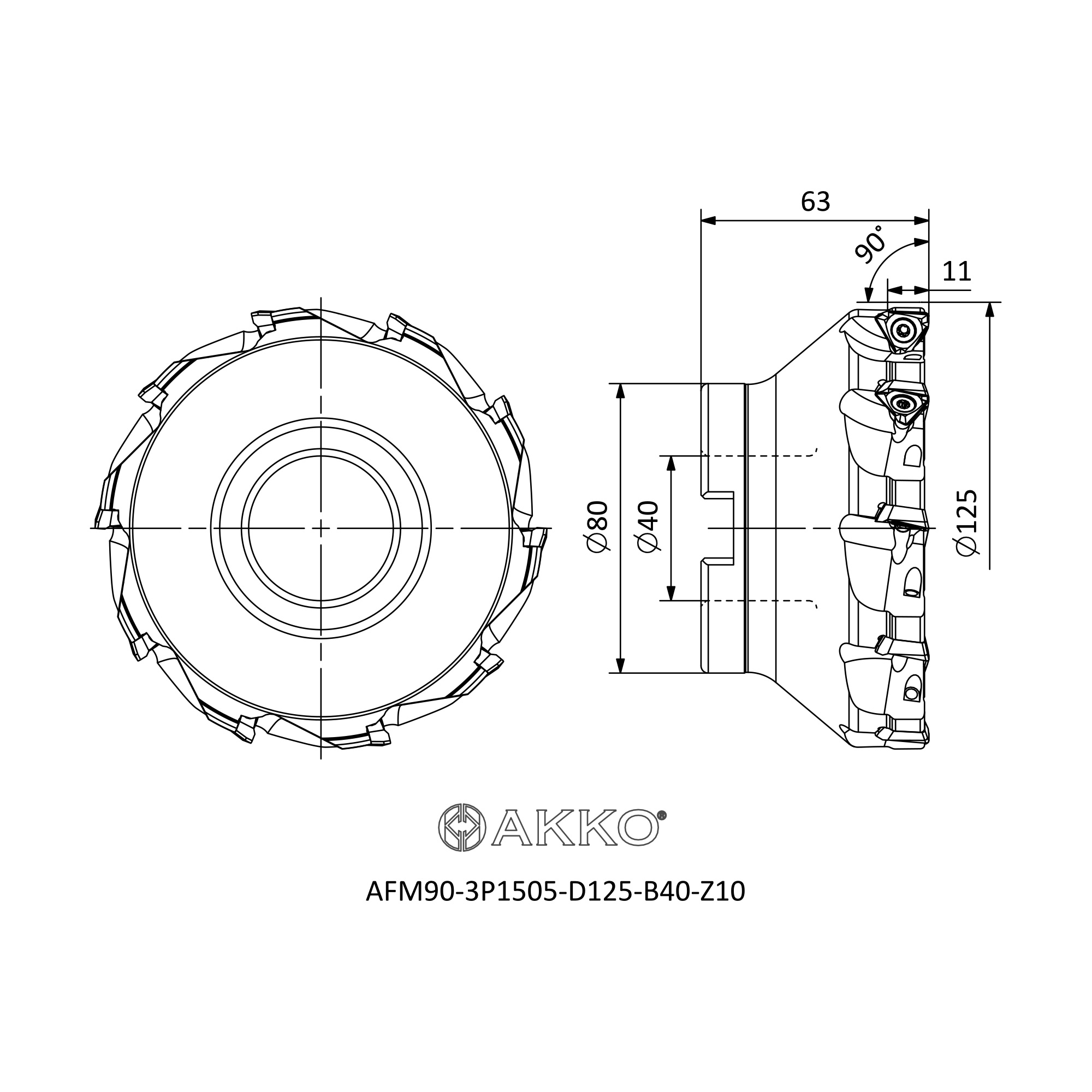 AKKO AFM90-3P1505-D125-B40-Z10 — фото 3