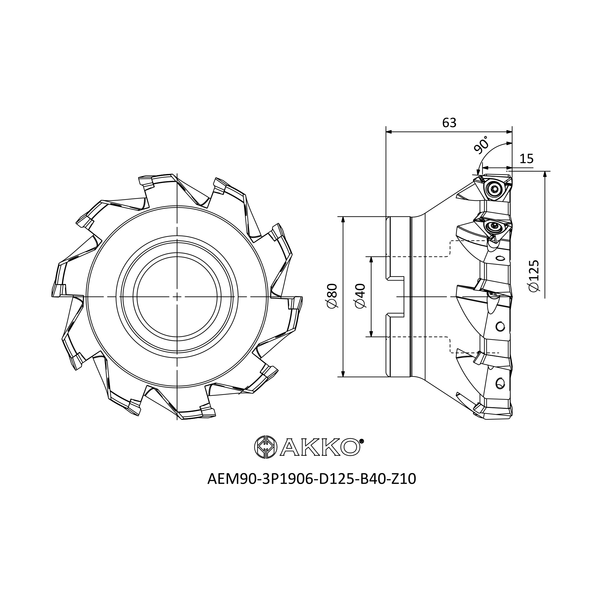 AKKO AFM90-3P1906-D125-B40-Z10 — фото 3