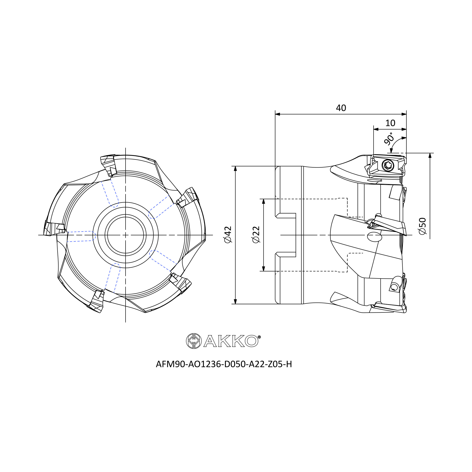 AKKO AFM90-AO1236-D050-A22-Z05-H — фото 3