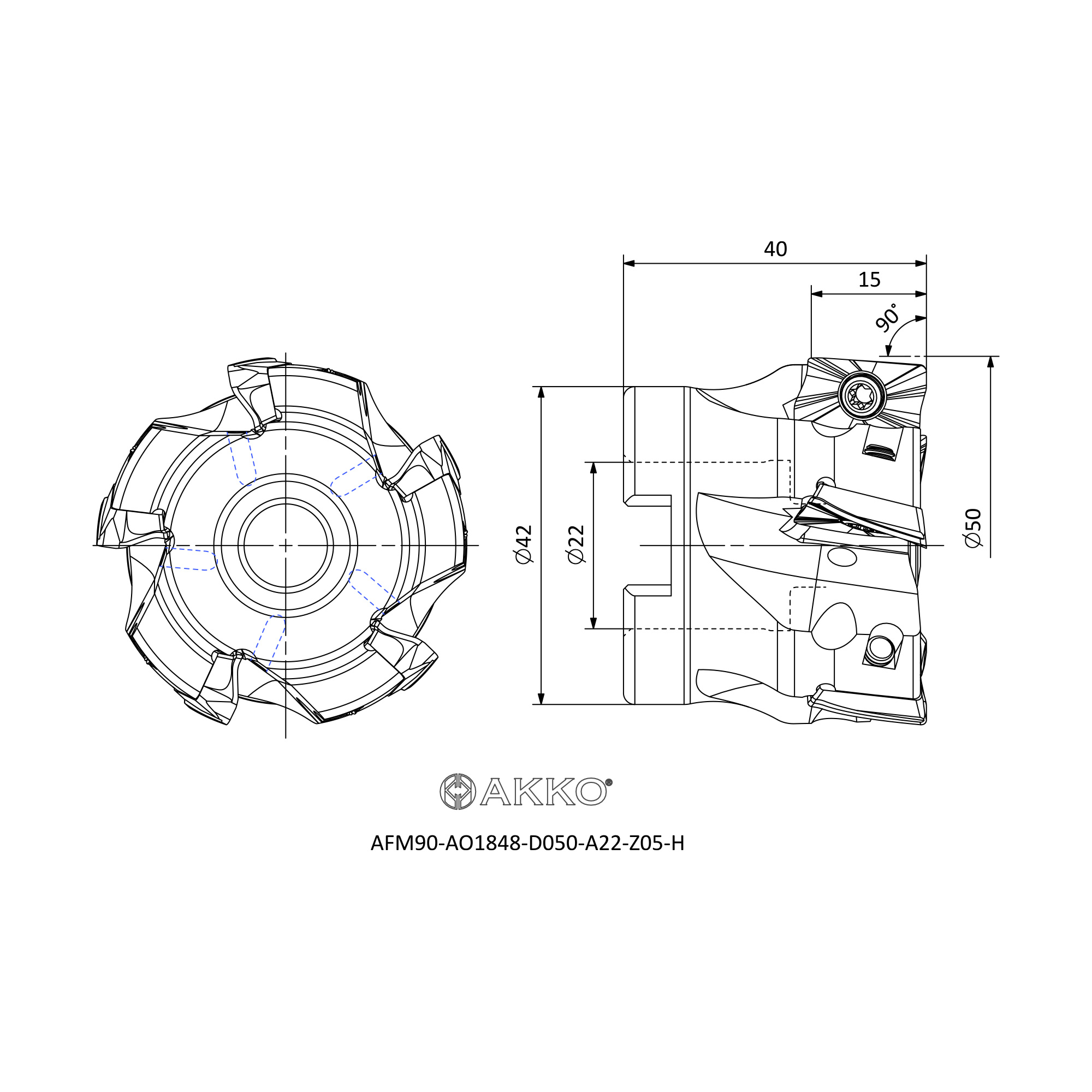 AKKO AFM90-AO1848-D050-A22-Z05-H — фото 3