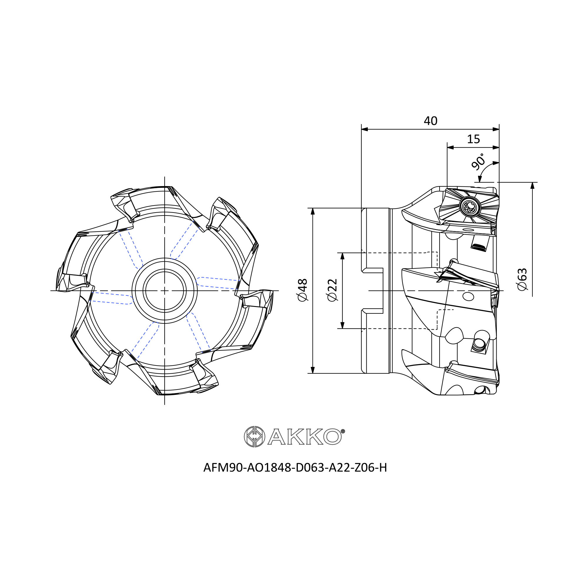 AKKO AFM90-AO1848-D063-A22-Z06-H — фото 3