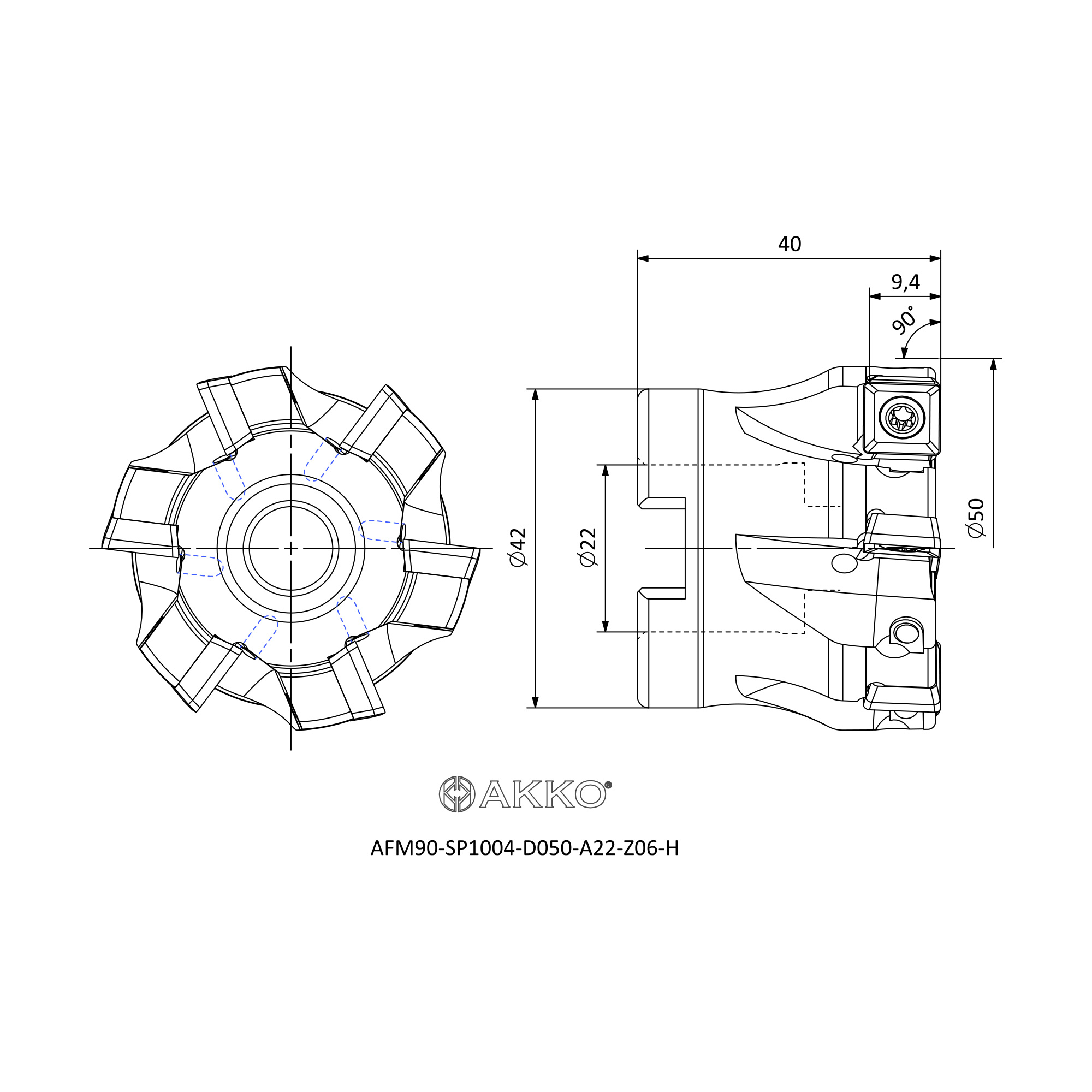 AKKO AFM90-SP1004-D050-A22-Z06-H — фото 3