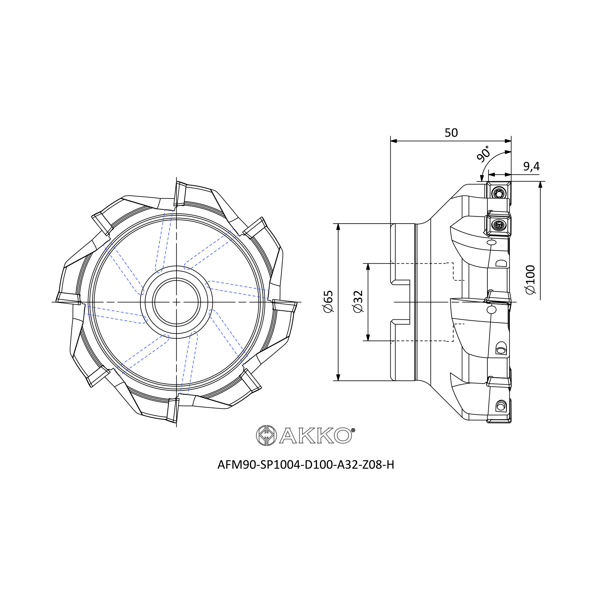 AKKO AFM90-SP1004-D100-A32-Z08-H — фото 3