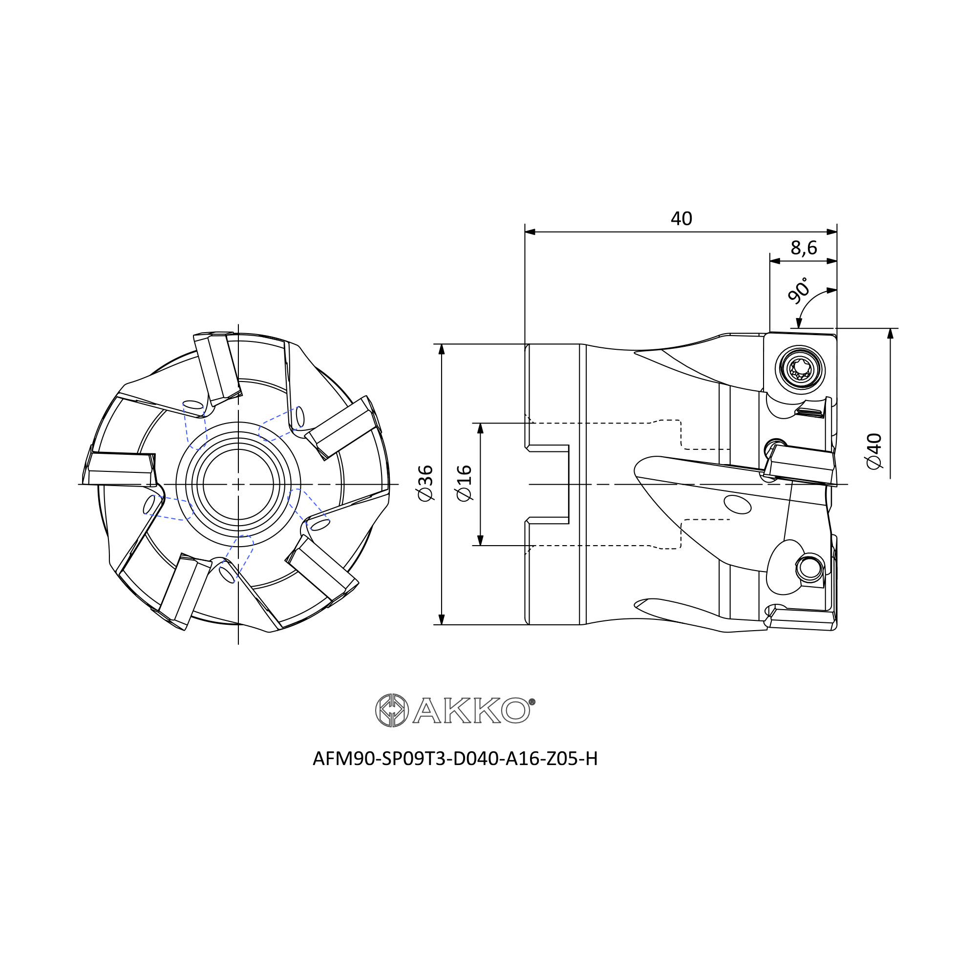 AKKO AFM90-SP09T3-D040-A16-Z05-H — фото 3