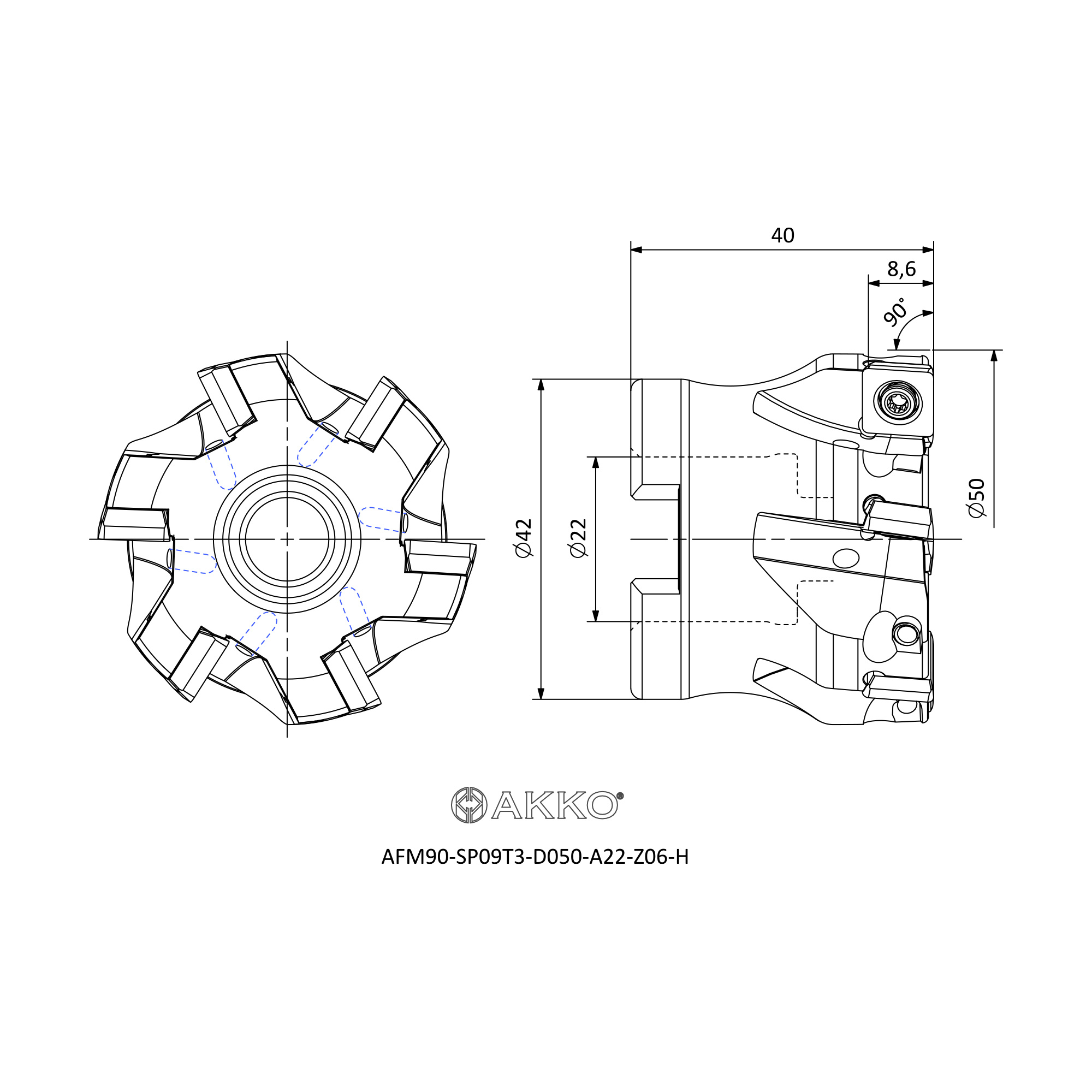 AKKO AFM90-SP09T3-D050-A22-Z06-H — фото 3