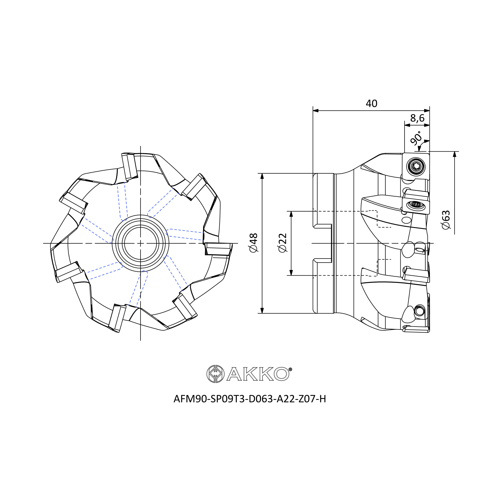 AKKO AFM90-SP09T3-D063-A22-Z07-H — фото 3