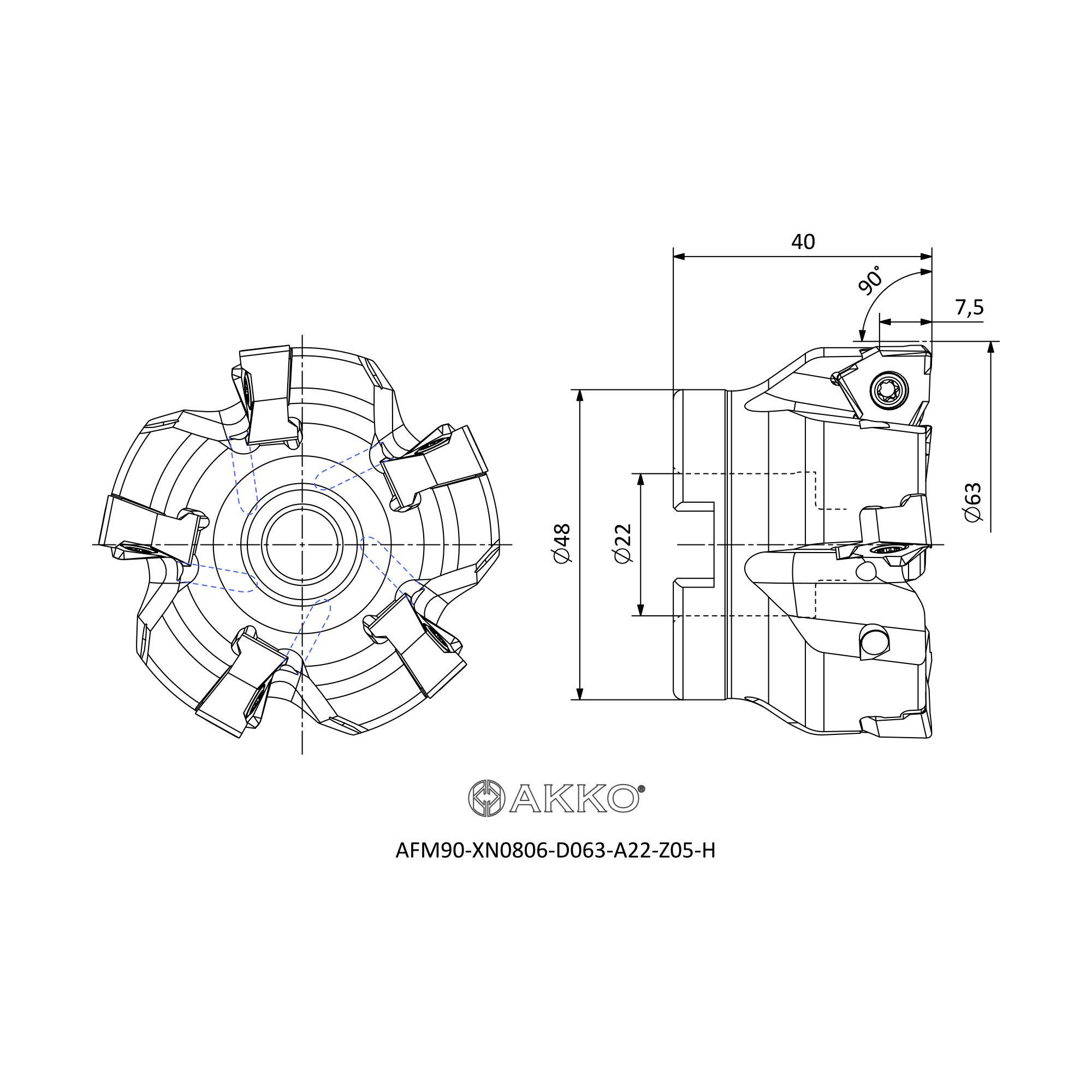 AKKO AFM90-XN0806-D063-A22-Z05-H — фото 3