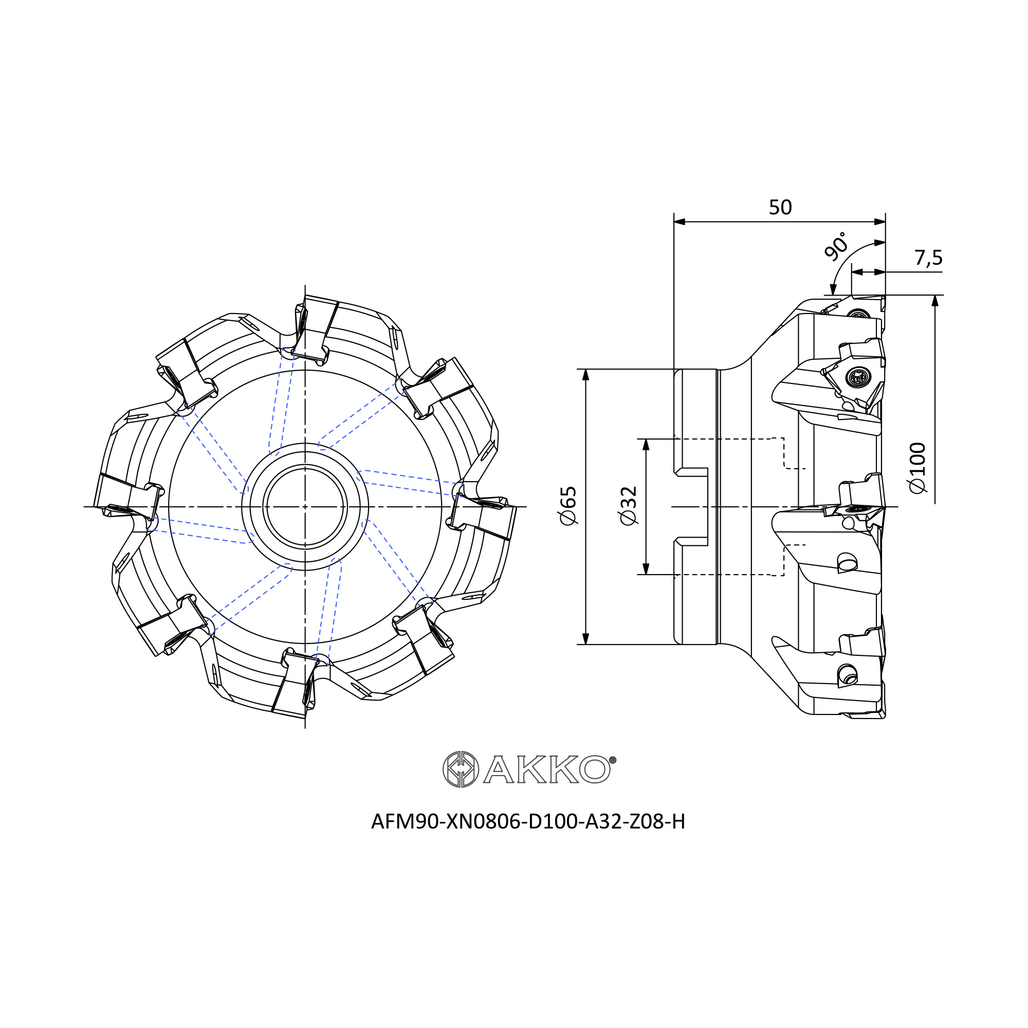AKKO AFM90-XN0806-D100-A32-Z08-H — фото 3