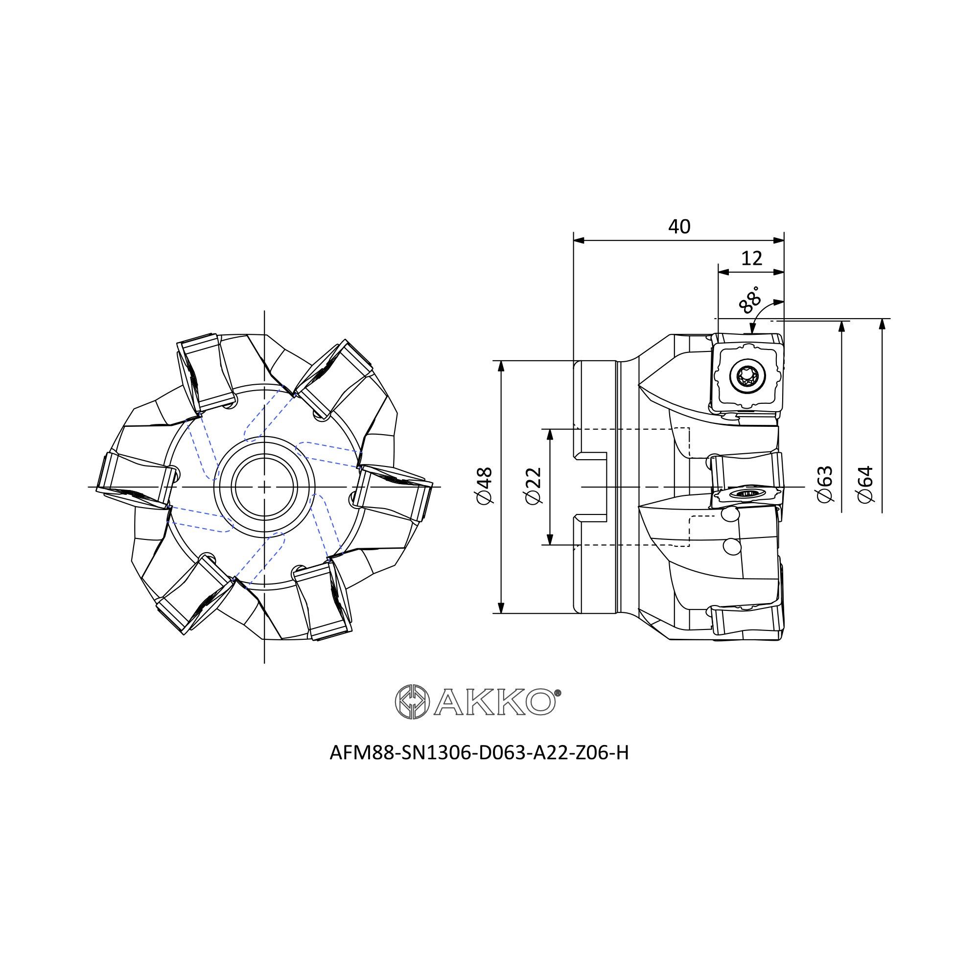 AKKO AFM88-SN1306-D063-A22-Z06-H — фото 3