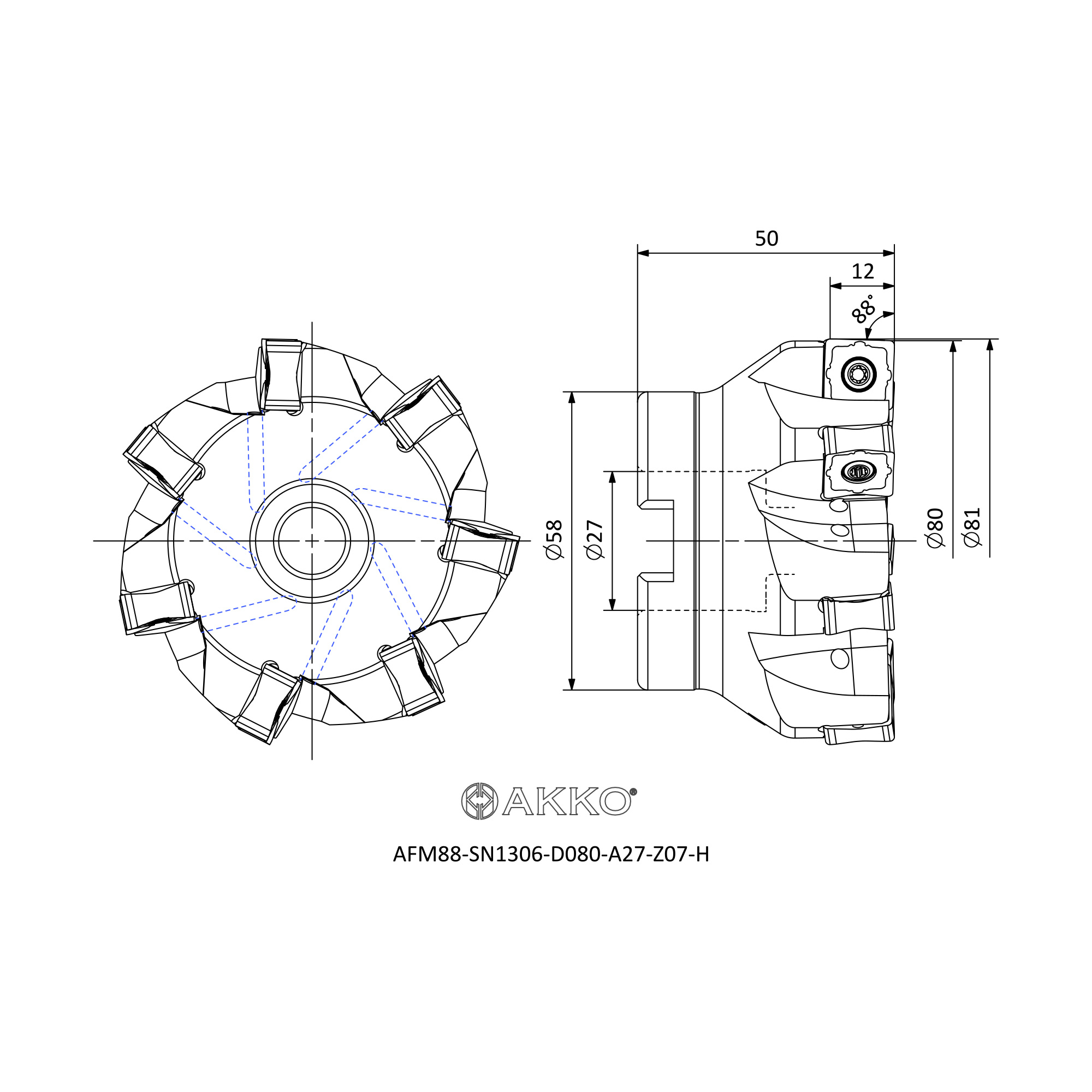 AKKO AFM88-SN1306-D080-A27-Z07-H — фото 3