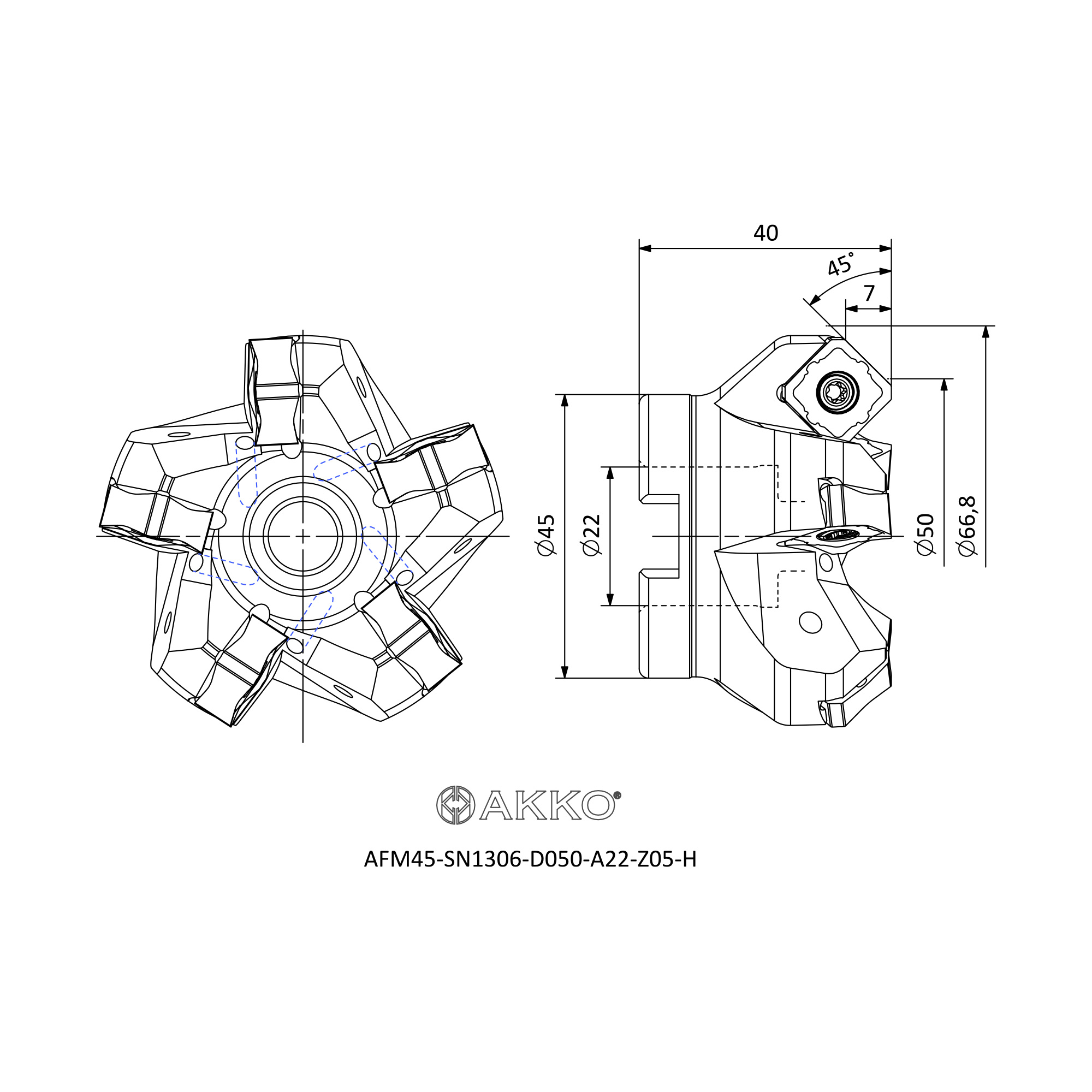 AKKO AFM45-SN1306-D050-A22-Z05-H — фото 3