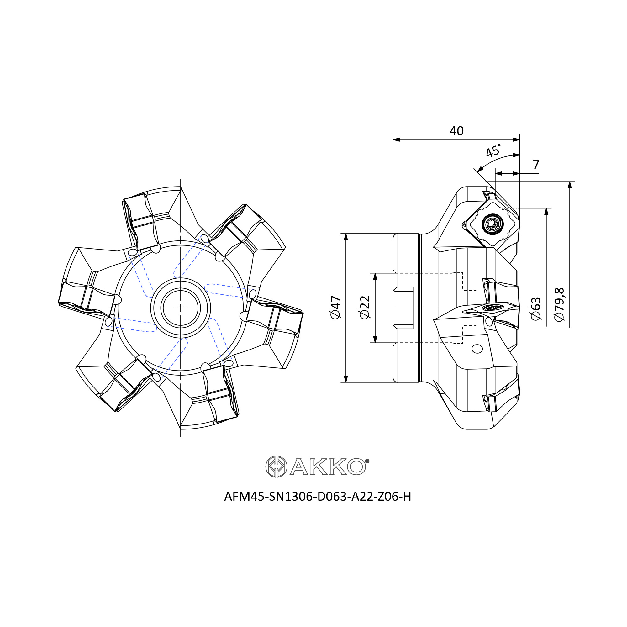 AKKO AFM45-SN1306-D063-A22-Z06-H — фото 3