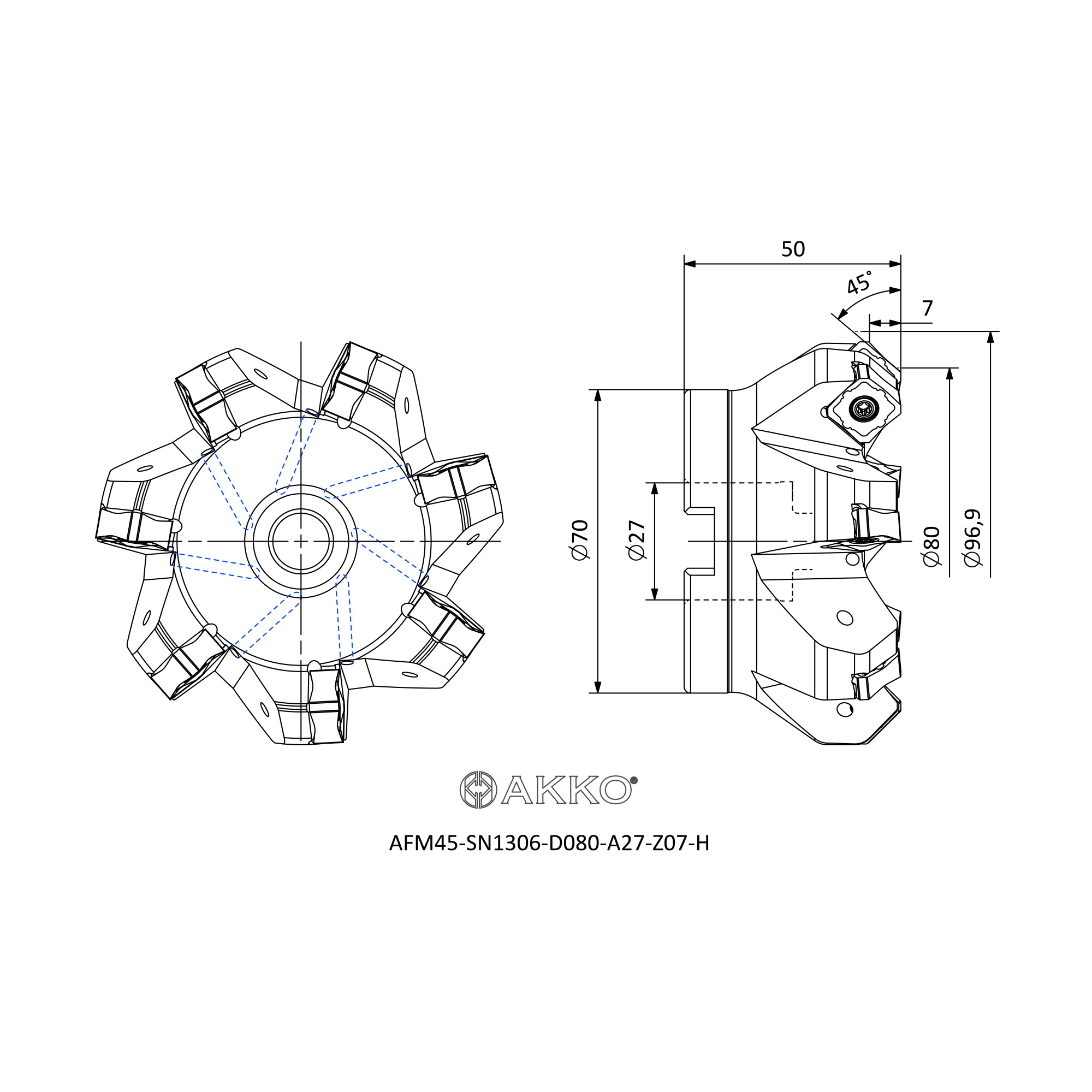 AKKO AFM45-SN1306-D080-A27-Z07-H — фото 3