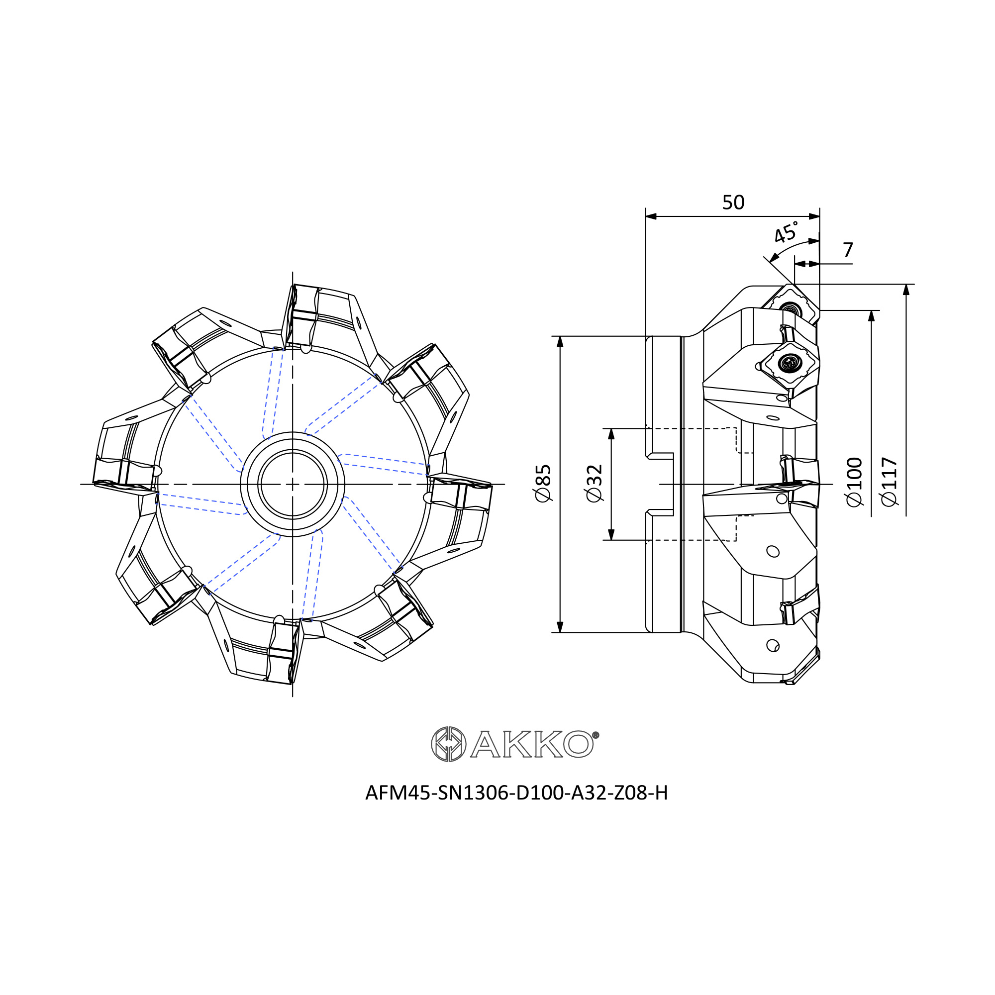 AKKO AFM45-SN1306-D100-A32-Z08-H — фото 3