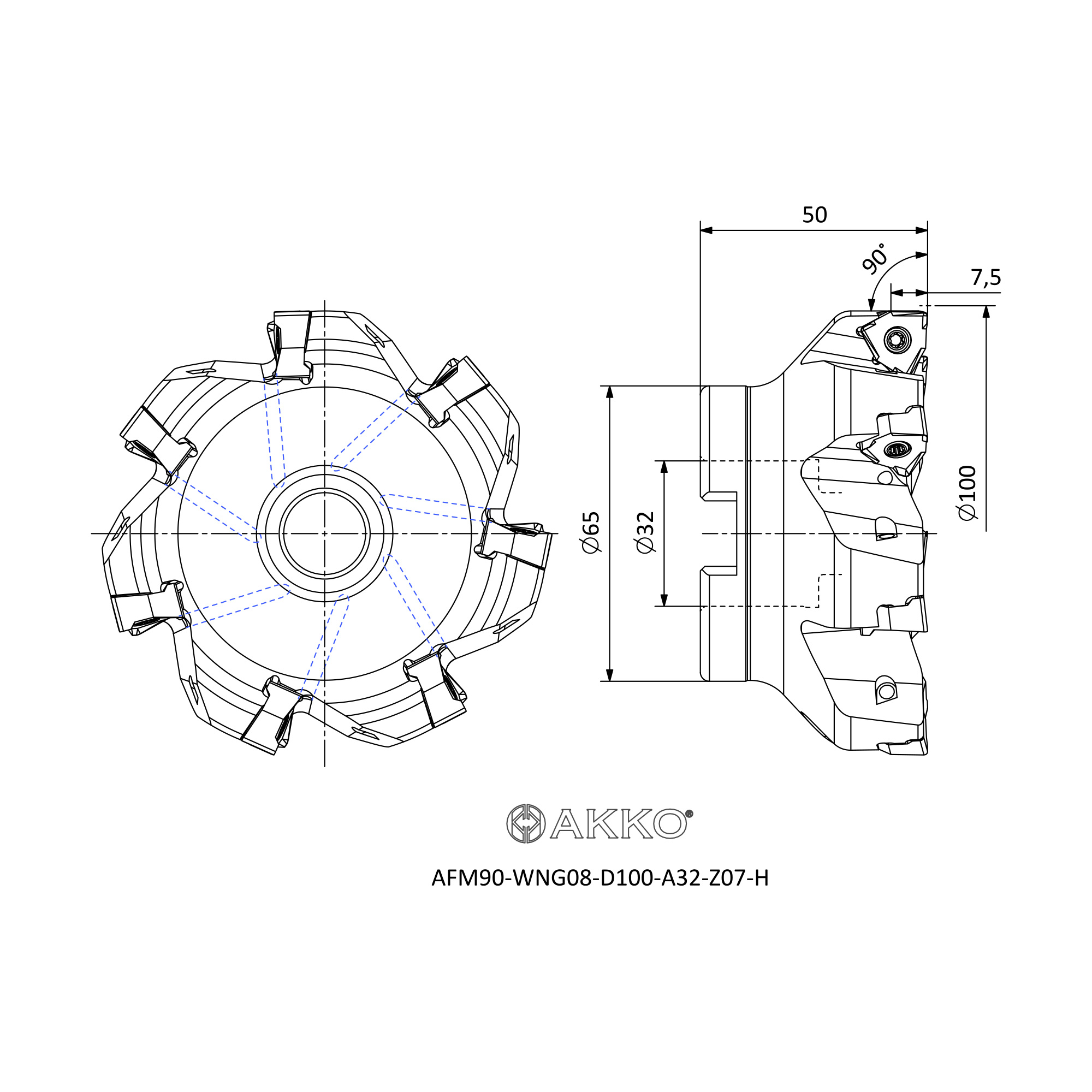 AKKO AFM90-WNG08-D100-A32-Z07-H — фото 3
