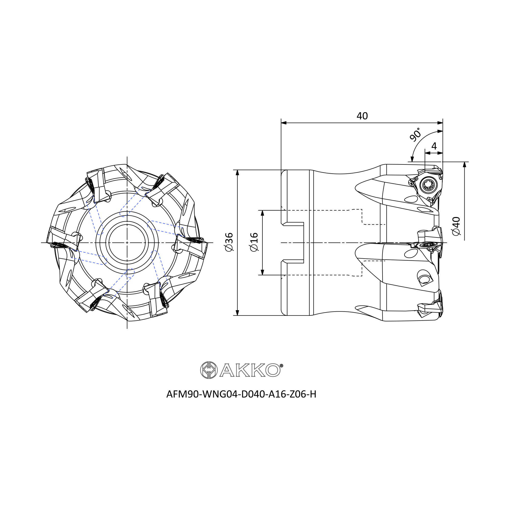AKKO AFM90-WNG04-D040-A16-Z06-H — фото 3