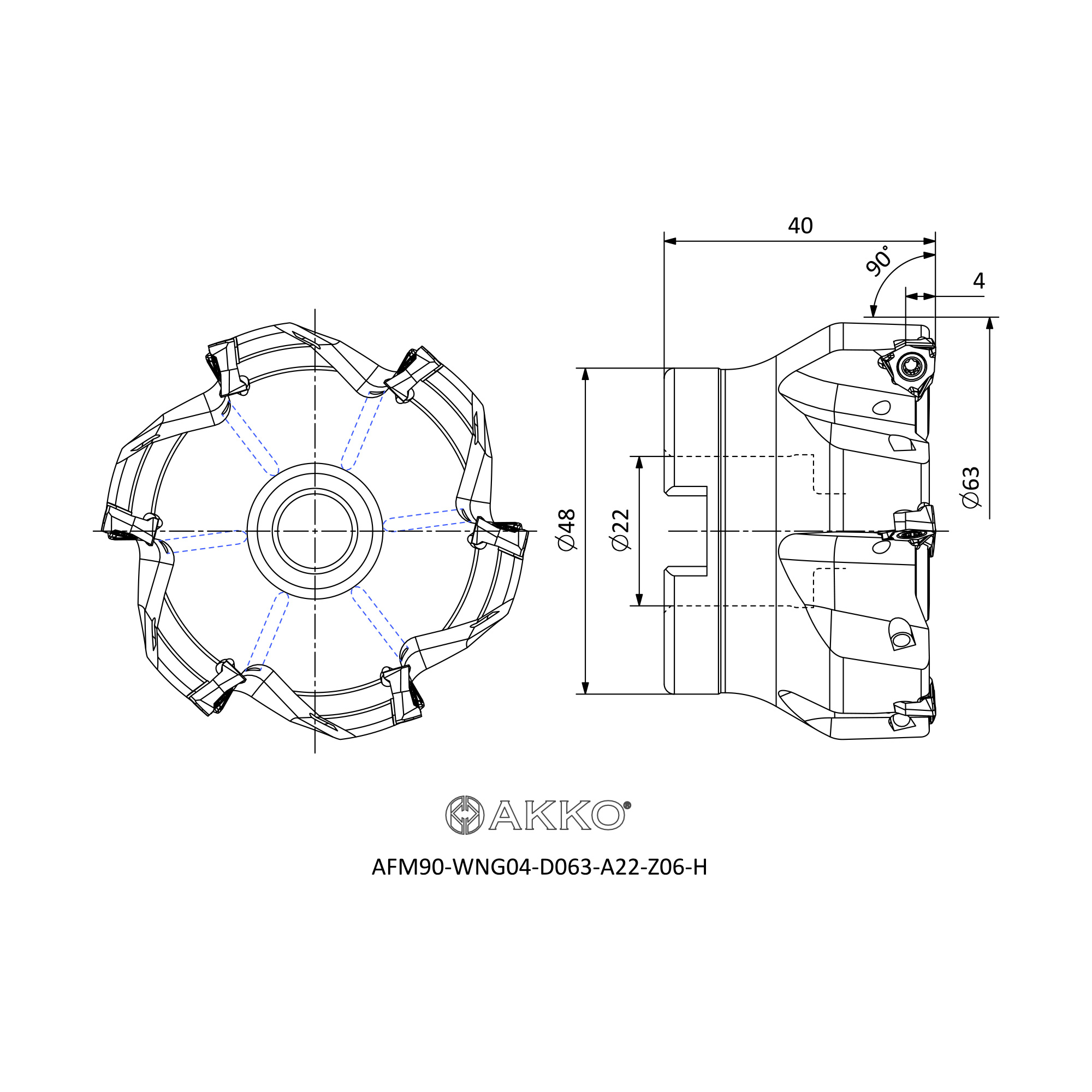 AKKO AFM90-WNG04-D063-A22-Z06-H — фото 3