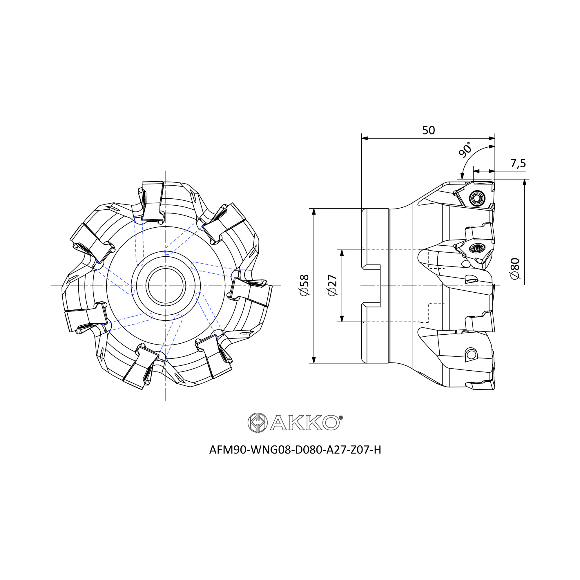 AKKO AFM90-WNG08-D080-A27-Z07-H — фото 3