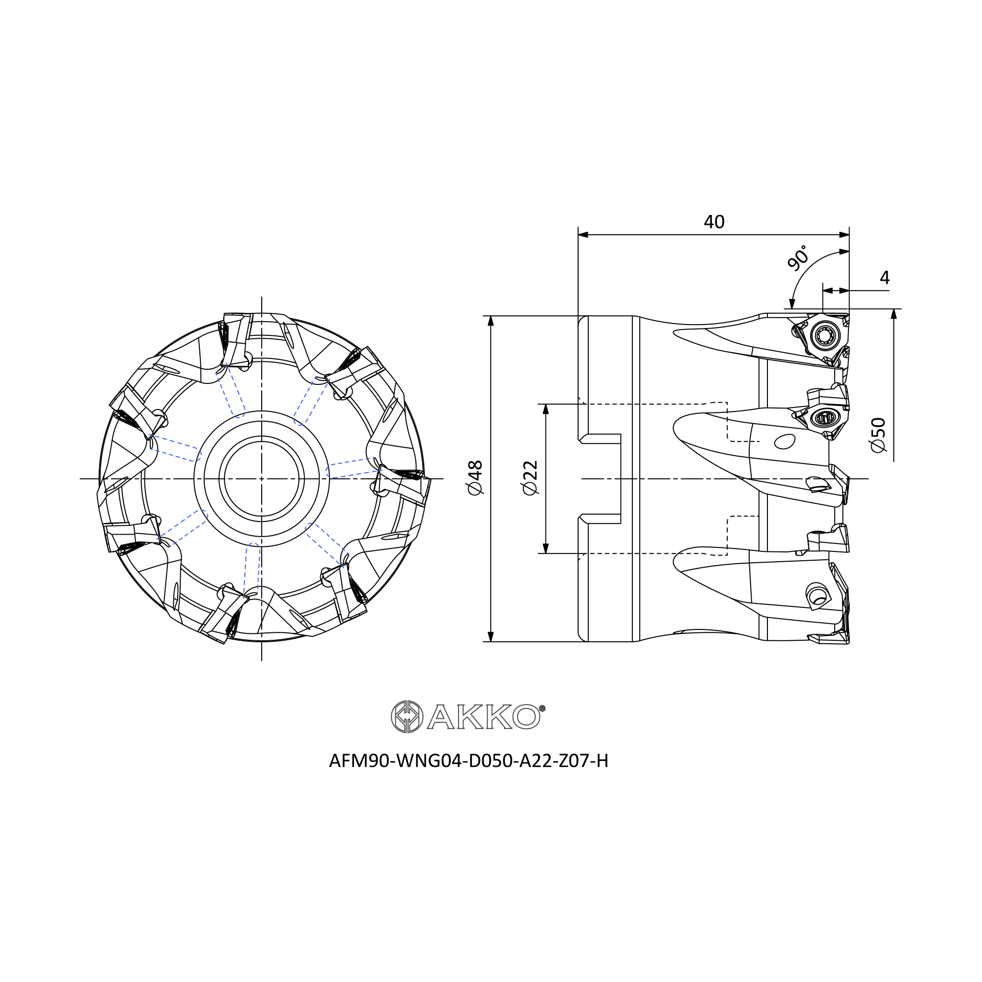 AKKO AFM90-WNG04-D050-A22-Z07-H — фото 3