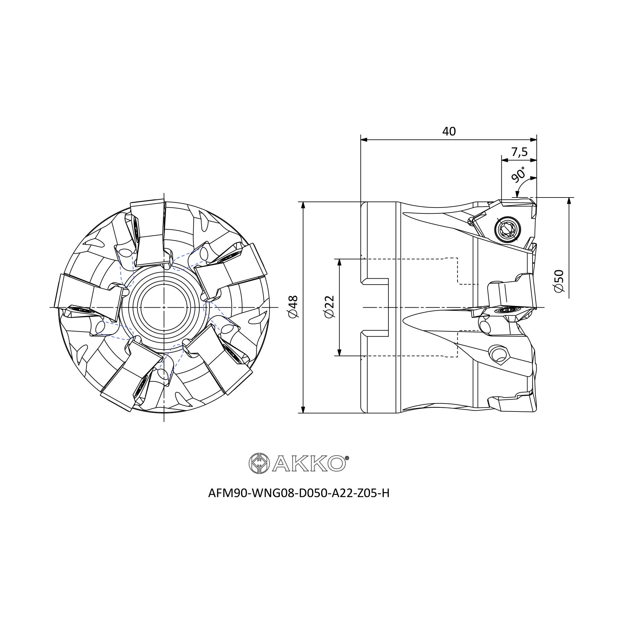 AKKO AFM90-WNG08-D050-A22-Z05-H — фото 3