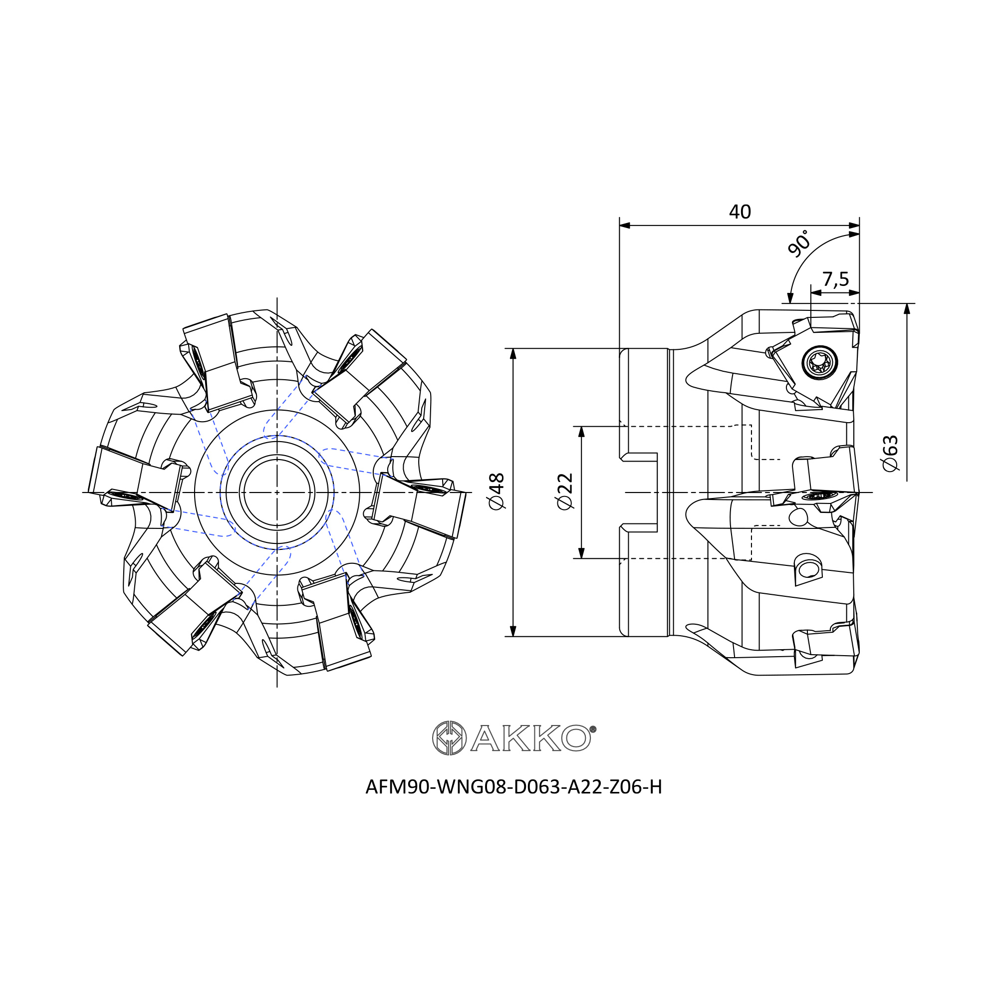 AKKO AFM90-WNG08-D063-A22-Z06-H — фото 3