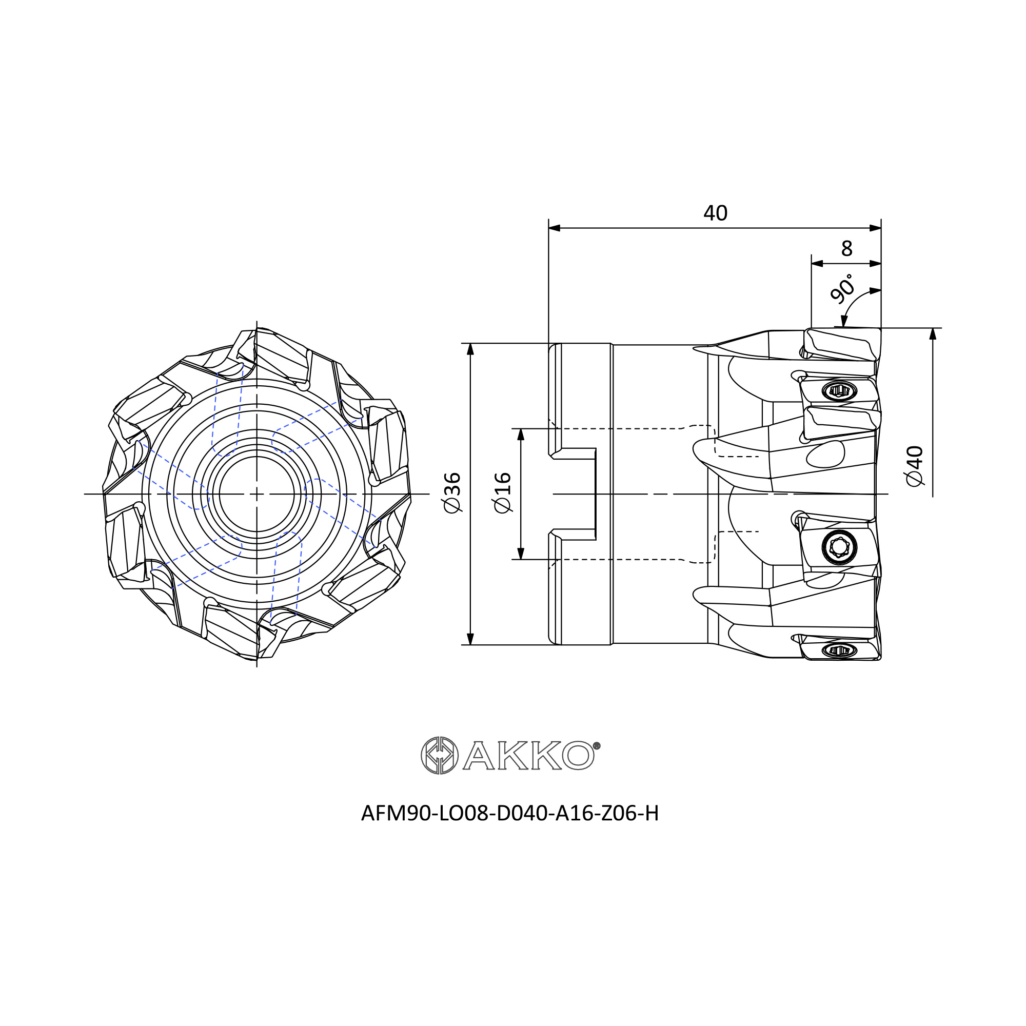 AKKO AFM90-LO08-D040-A16-Z06-H — фото 3