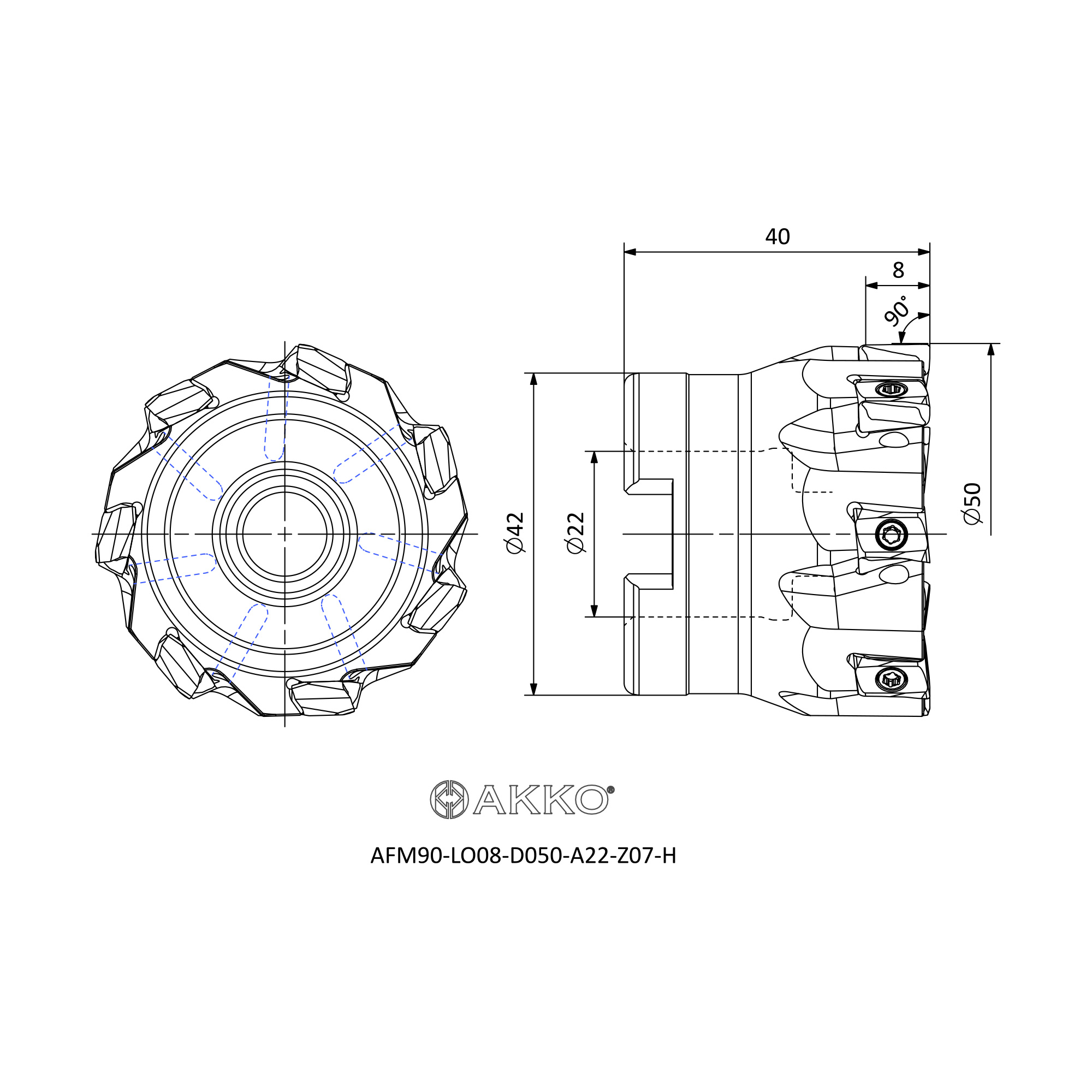 AKKO AFM90-LO08-D050-A22-Z07-H — фото 3
