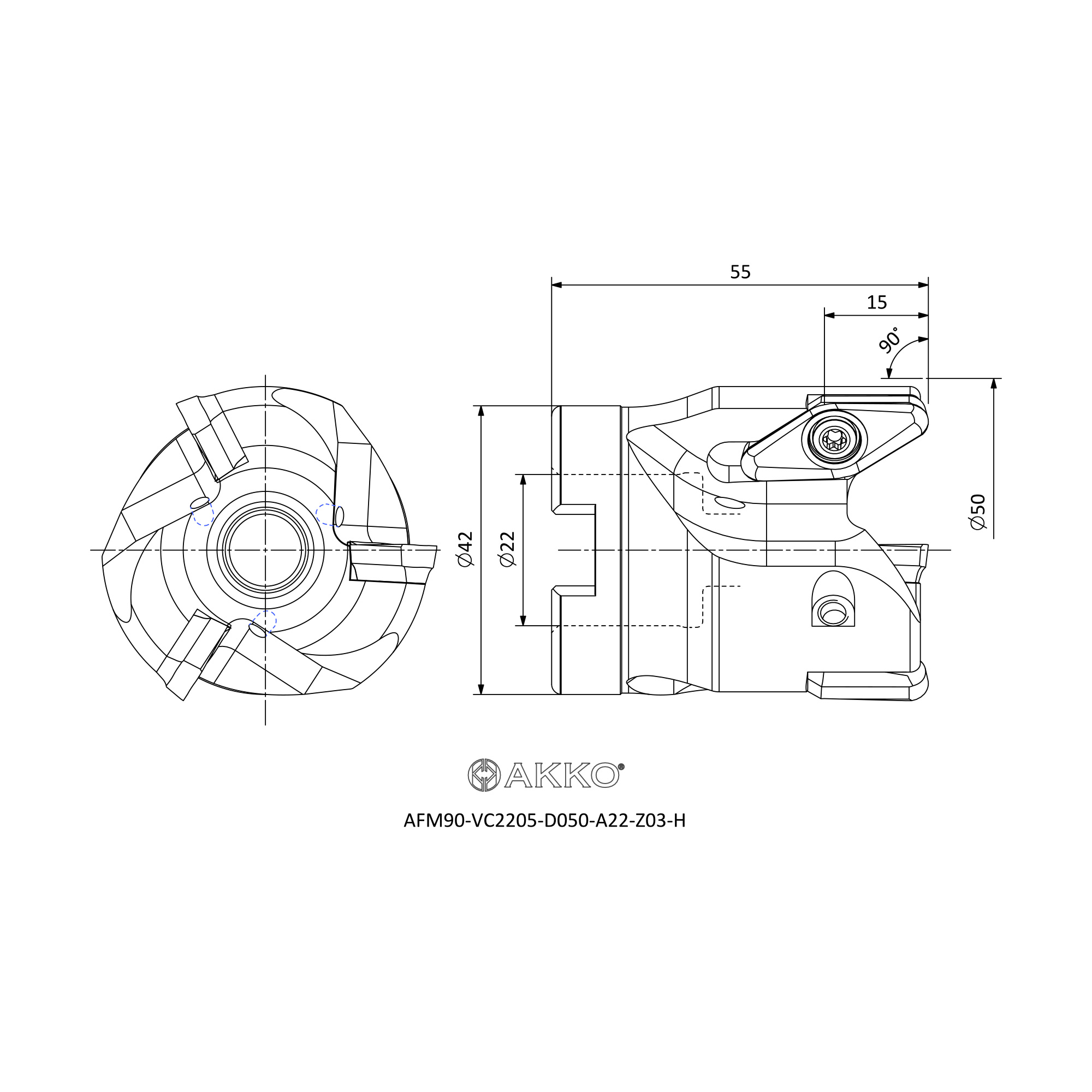 AKKO AFM90-VC2205-D050-A22-Z03-H — фото 3