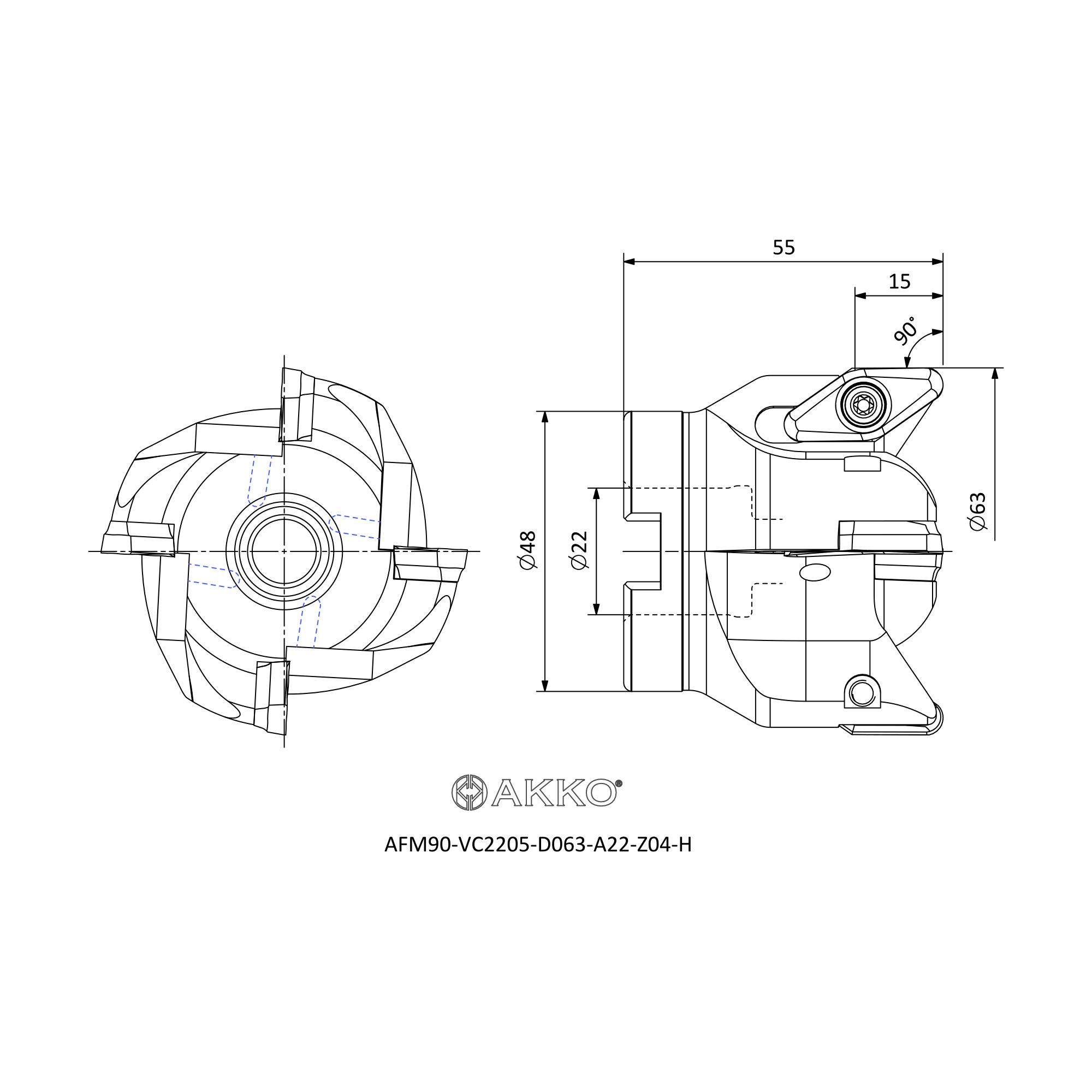AKKO AFM90-VC2205-D063-A22-Z04-H — фото 3