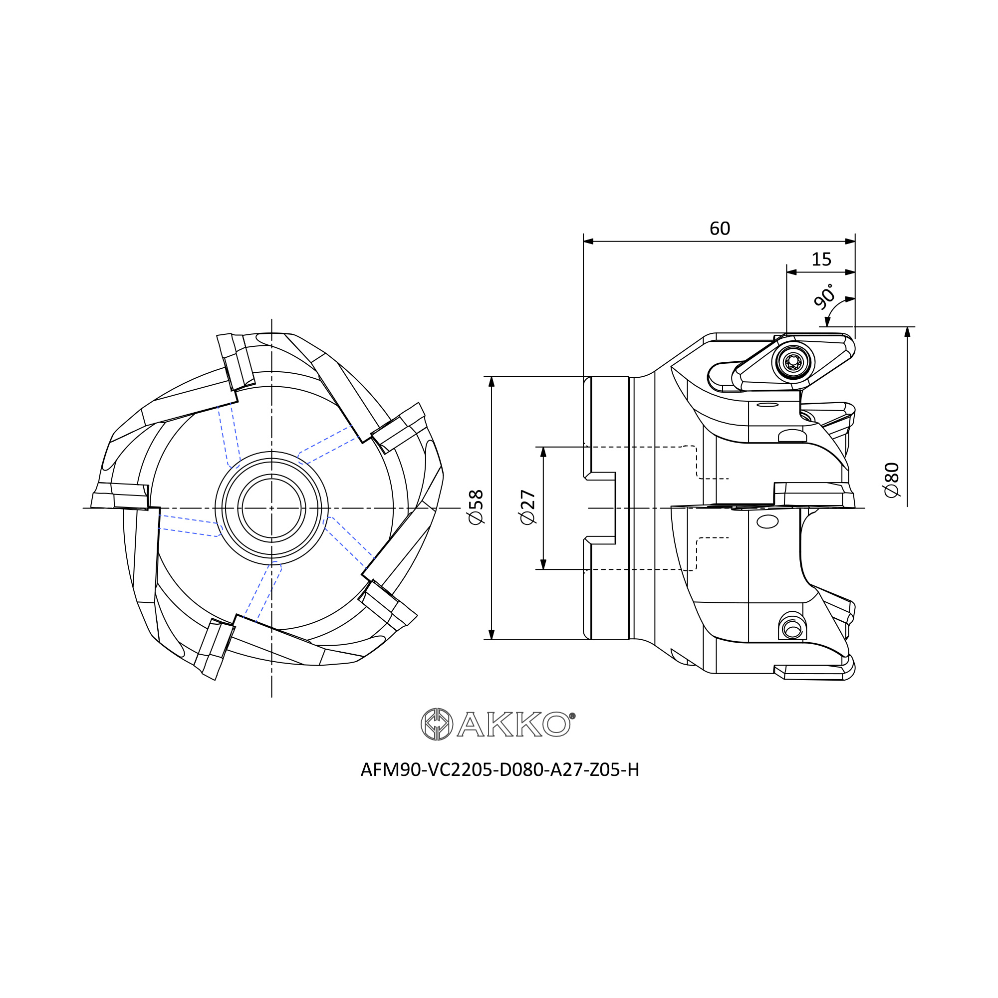 AKKO AFM90-VC2205-D080-A27-Z05-H — фото 3