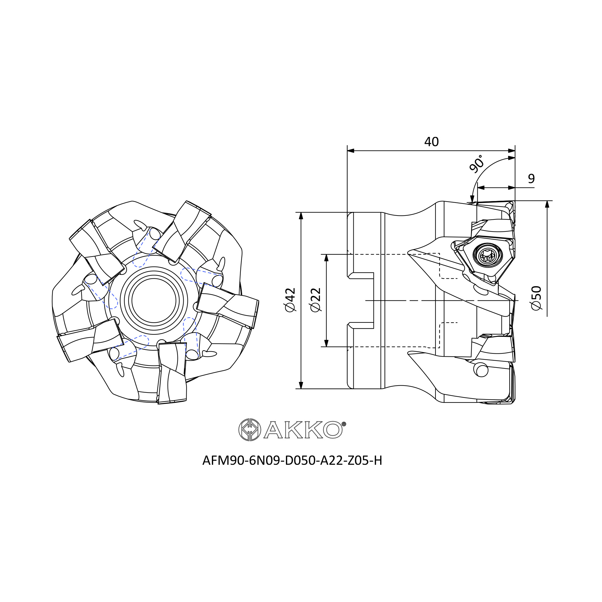 AKKO AFM90-6N09-D050-A22-Z05-H — фото 3