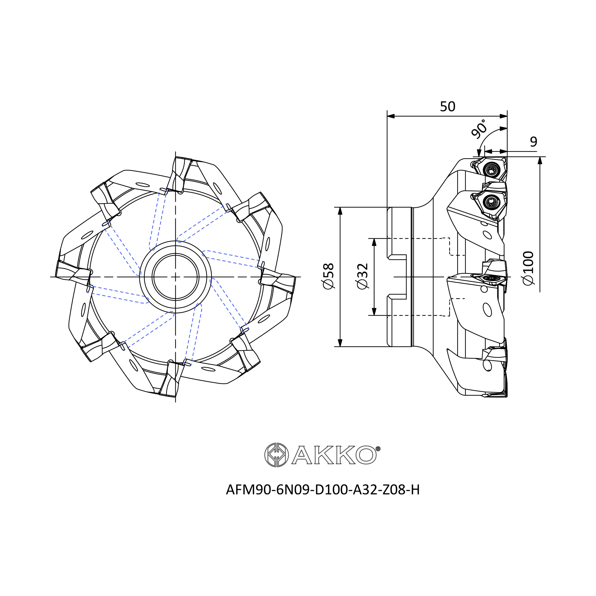 AKKO AFM90-6N09-D100-A32-Z08-H — фото 3