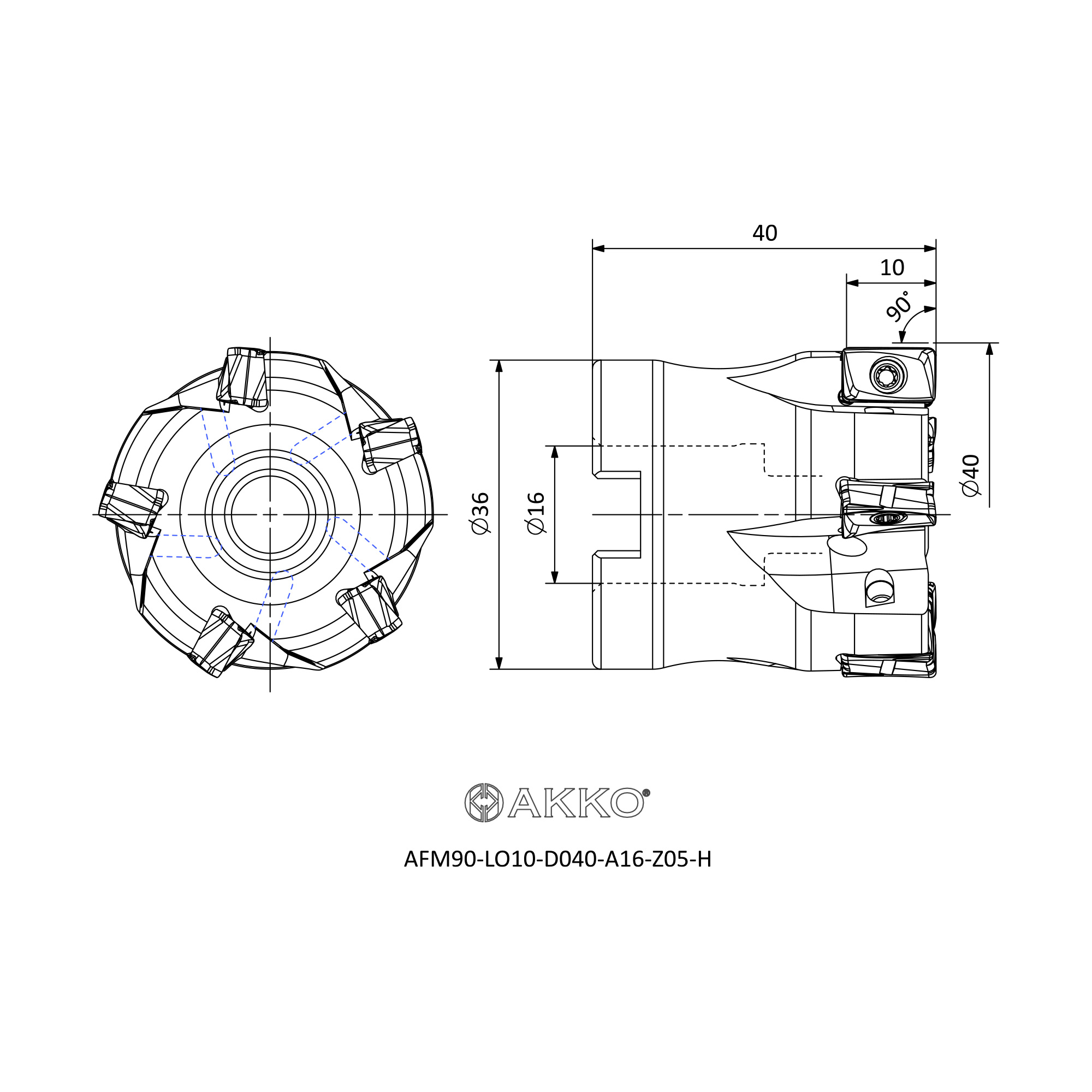 AKKO AFM90-LO10-D040-A16-Z05-H — фото 3