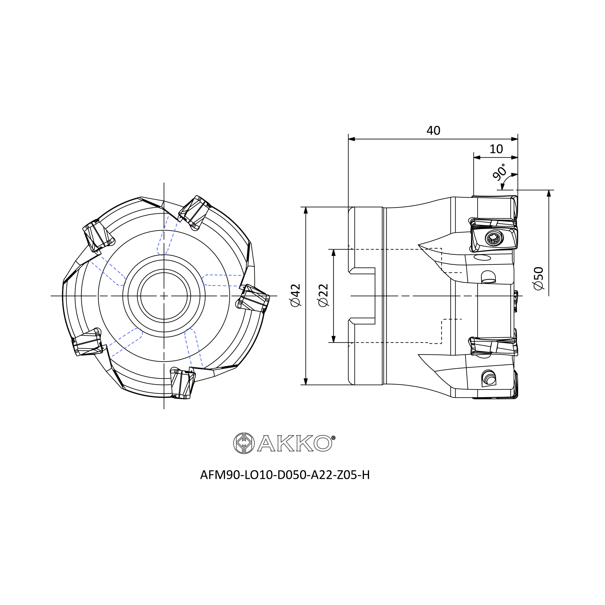 AKKO AFM90-LO10-D050-A22-Z05-H — фото 3