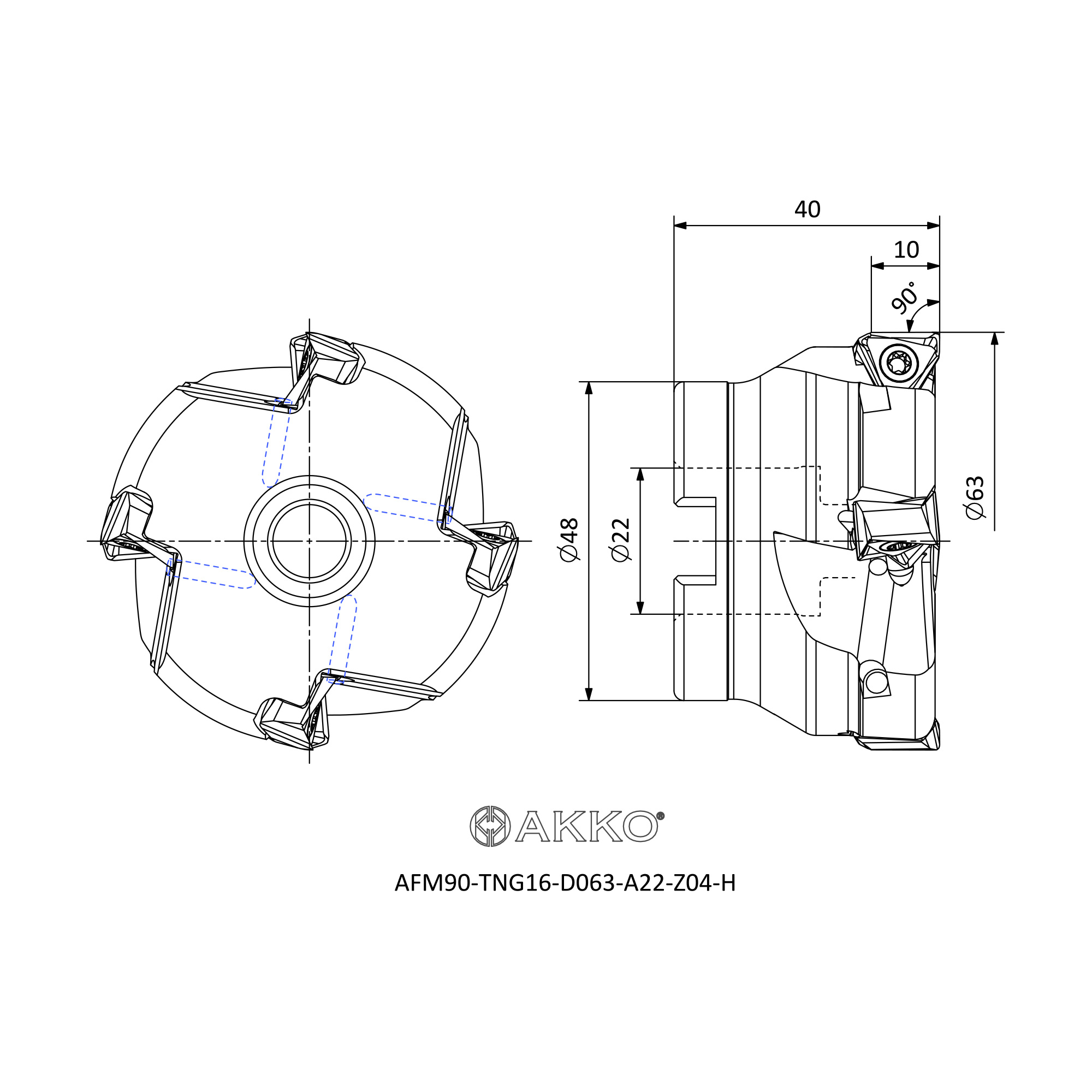 AKKO AFM90-TNG16-D063-A22-Z04-H — фото 3