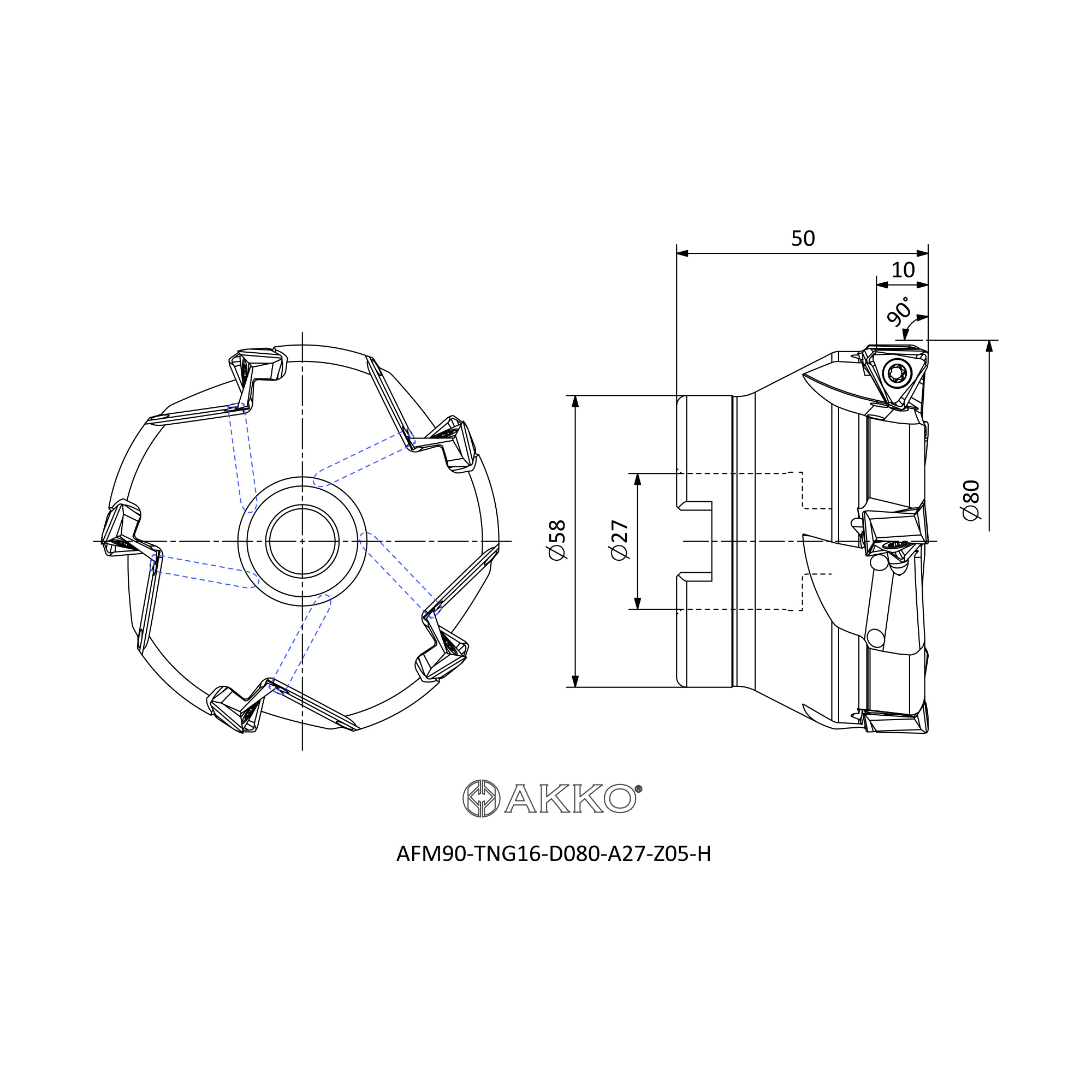 AKKO AFM90-TNG16-D080-A27-Z05-H — фото 3