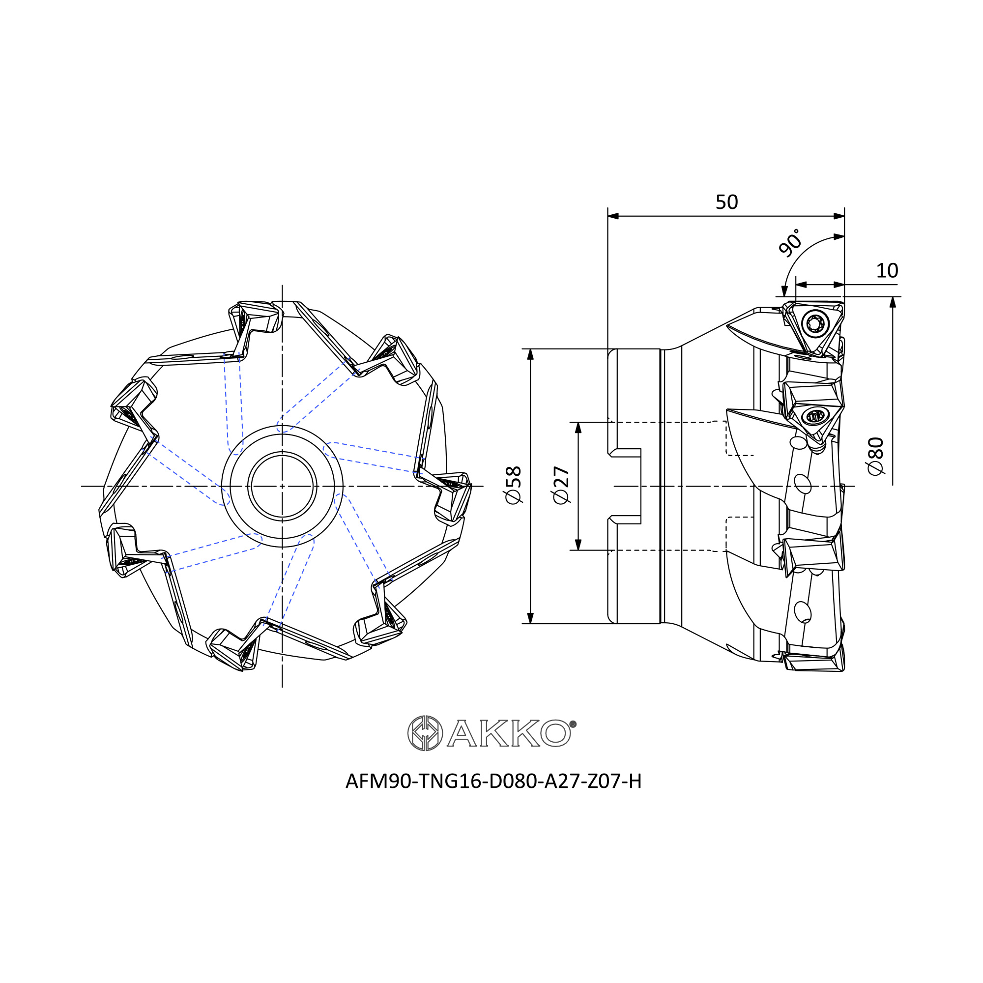AKKO AFM90-TNG16-D080-A27-Z07-H — фото 3