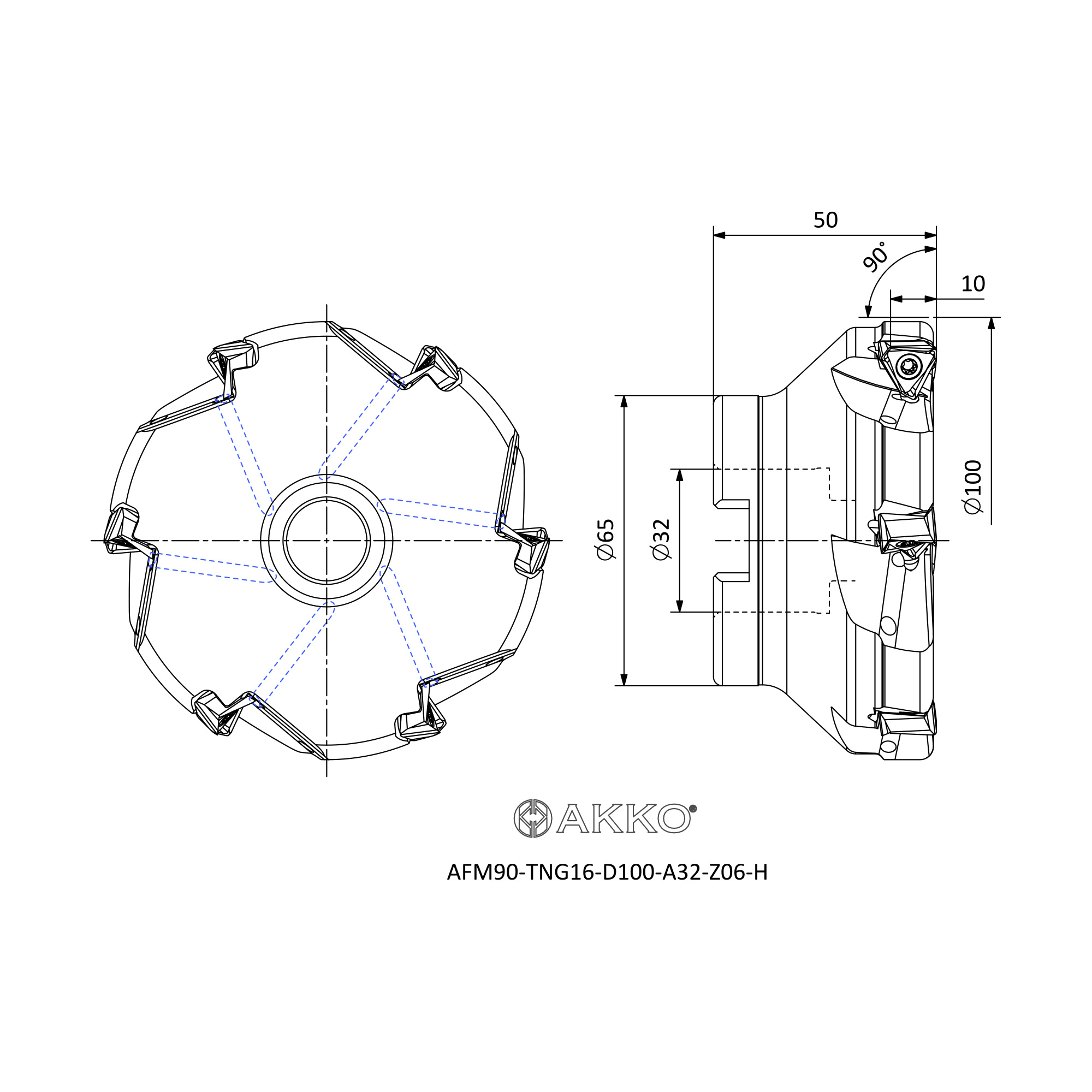 AKKO AFM90-TNG16-D100-A32-Z06-H — фото 3